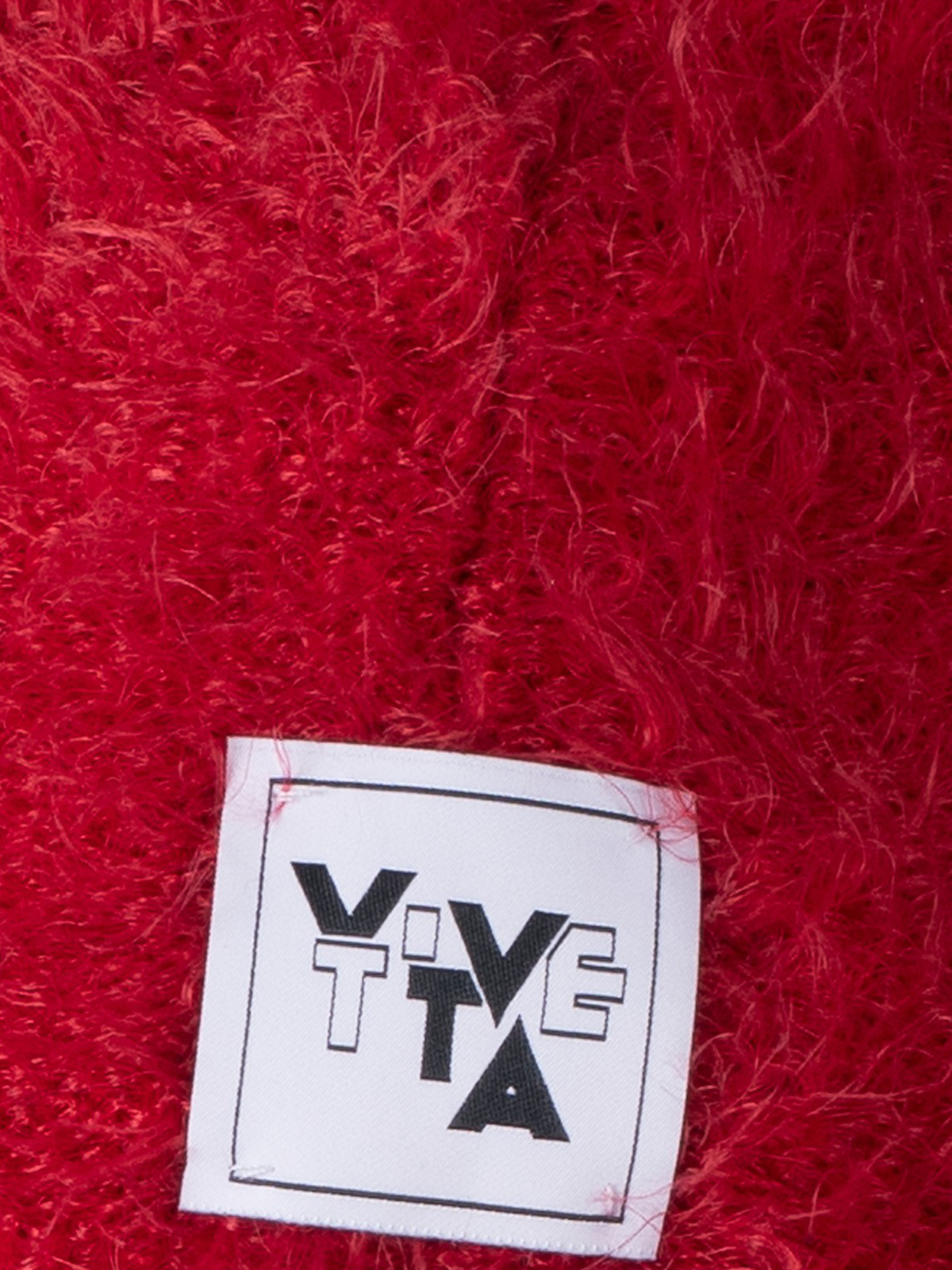 Shop Vivetta Tech Fabric Beanie In Rojo