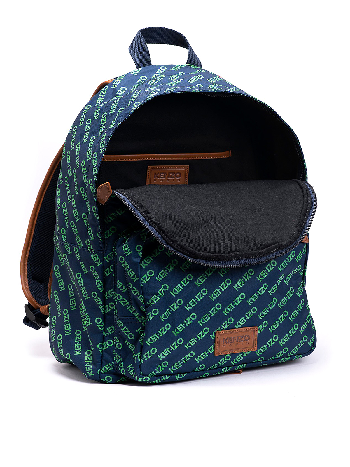 Shop Kenzo Monogram Backpack In Blue