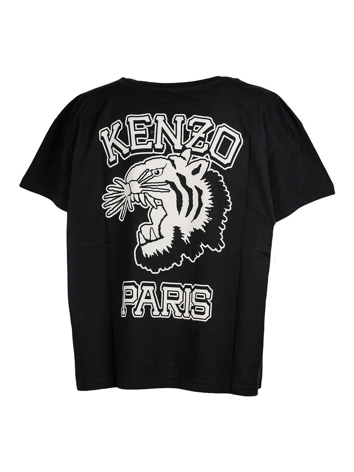 Shop Kenzo Graphic Relax T-shirt In Black