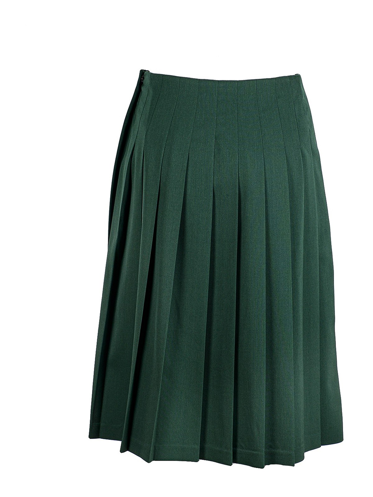 Shop Vivetta Pleated Skirt In Verde