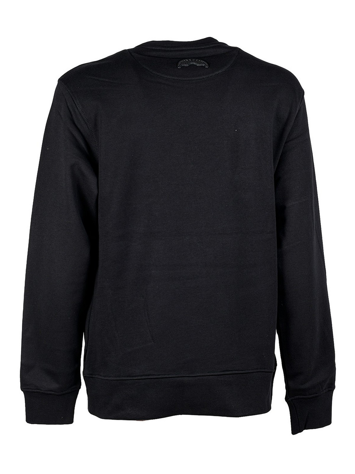 Shop Sprayground Tiger Sweatshirt In Black