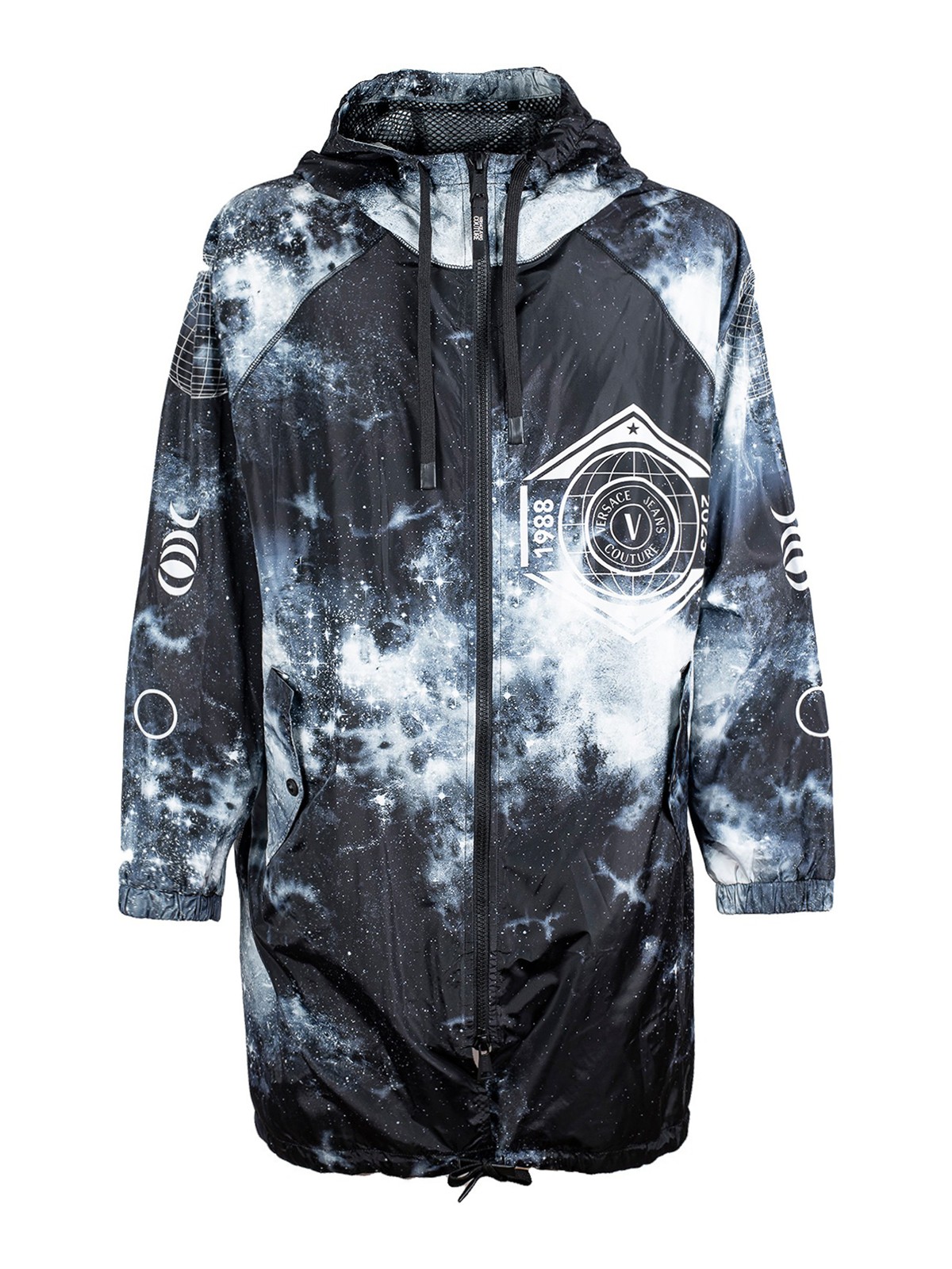 Versace Jeans Couture Space Parka In Negro