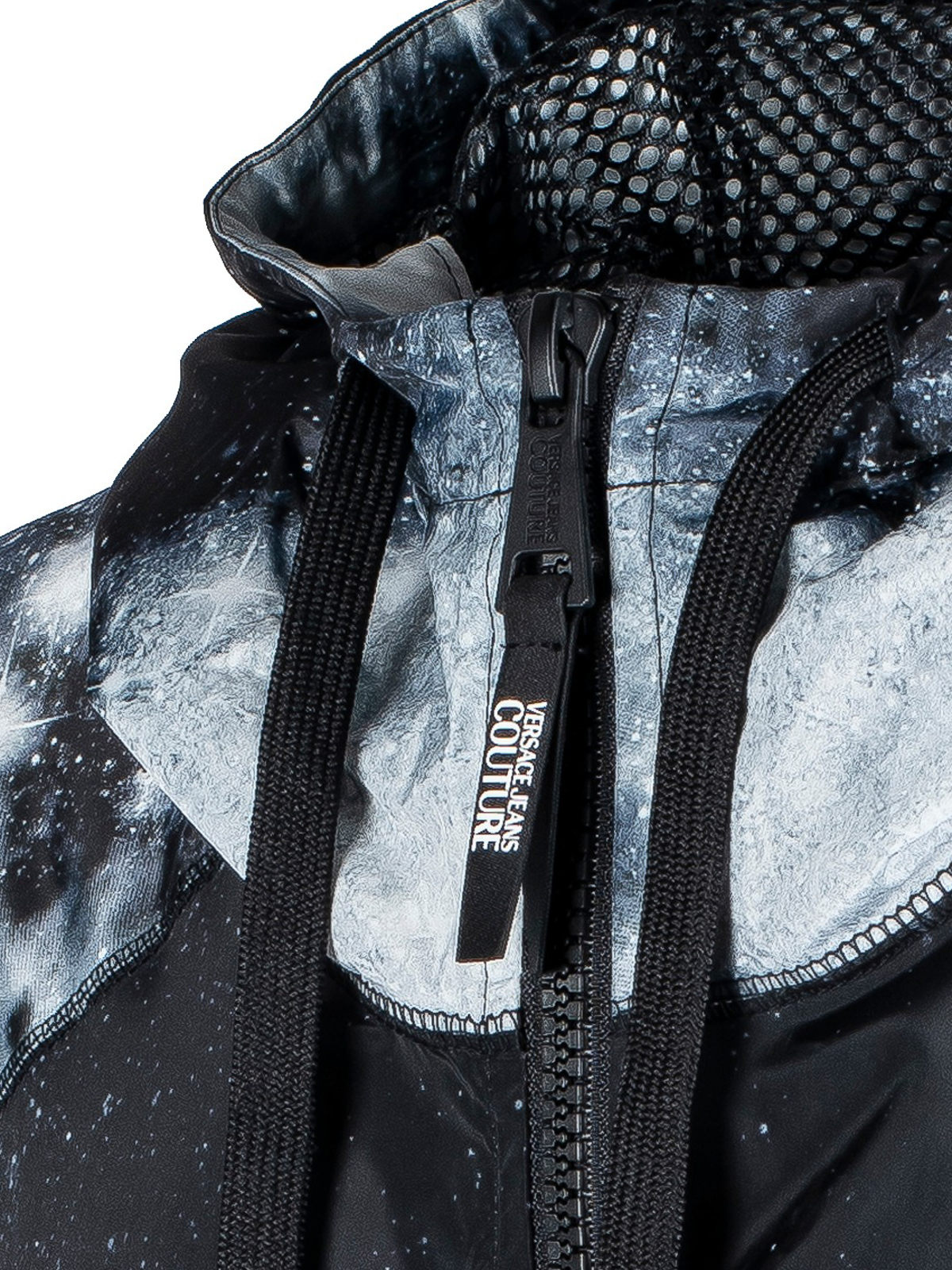 Shop Versace Jeans Couture Space Parka In Negro