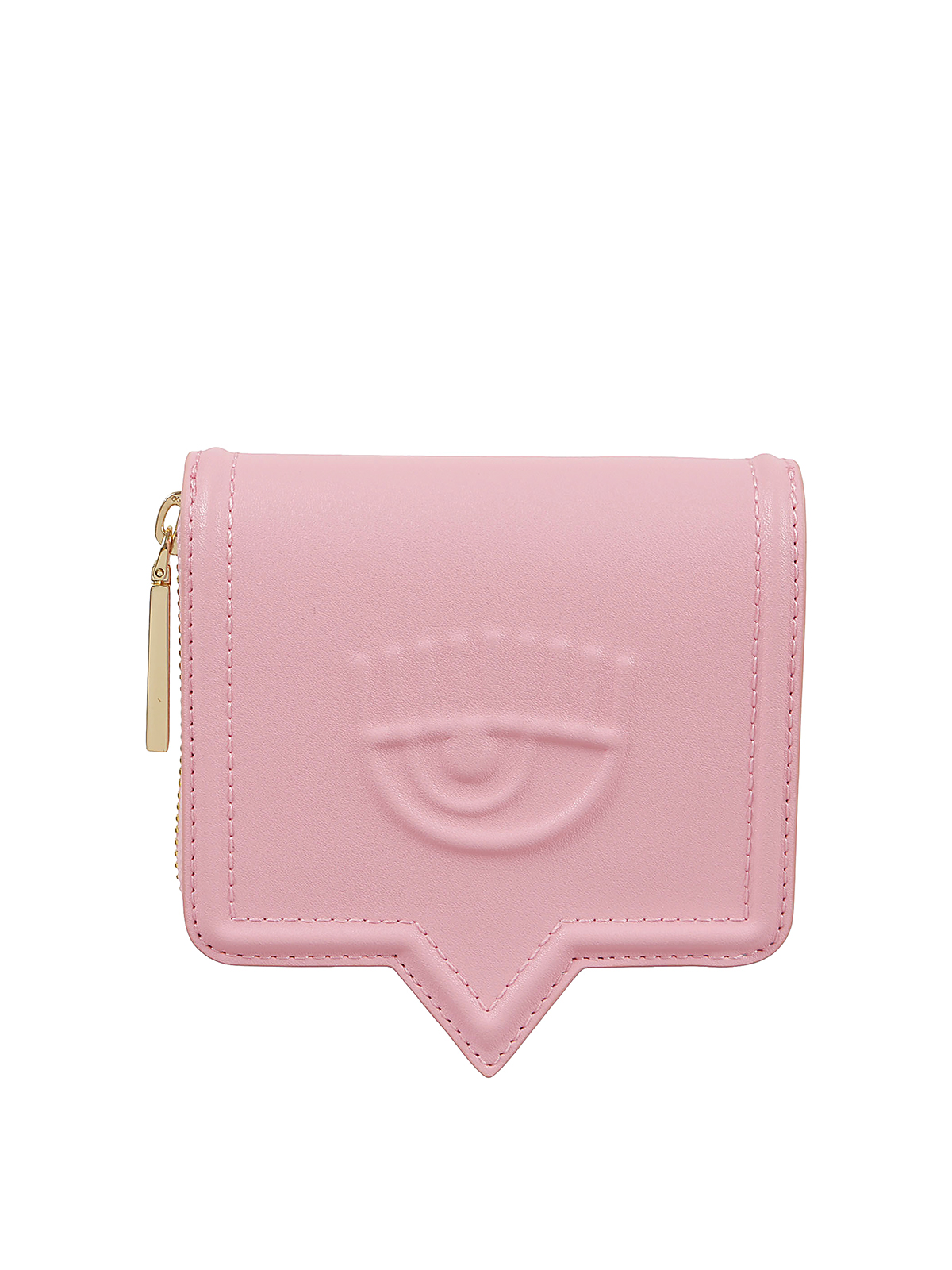 CHIARA FERRAGNI: wallet with Eyelike logo - Pink