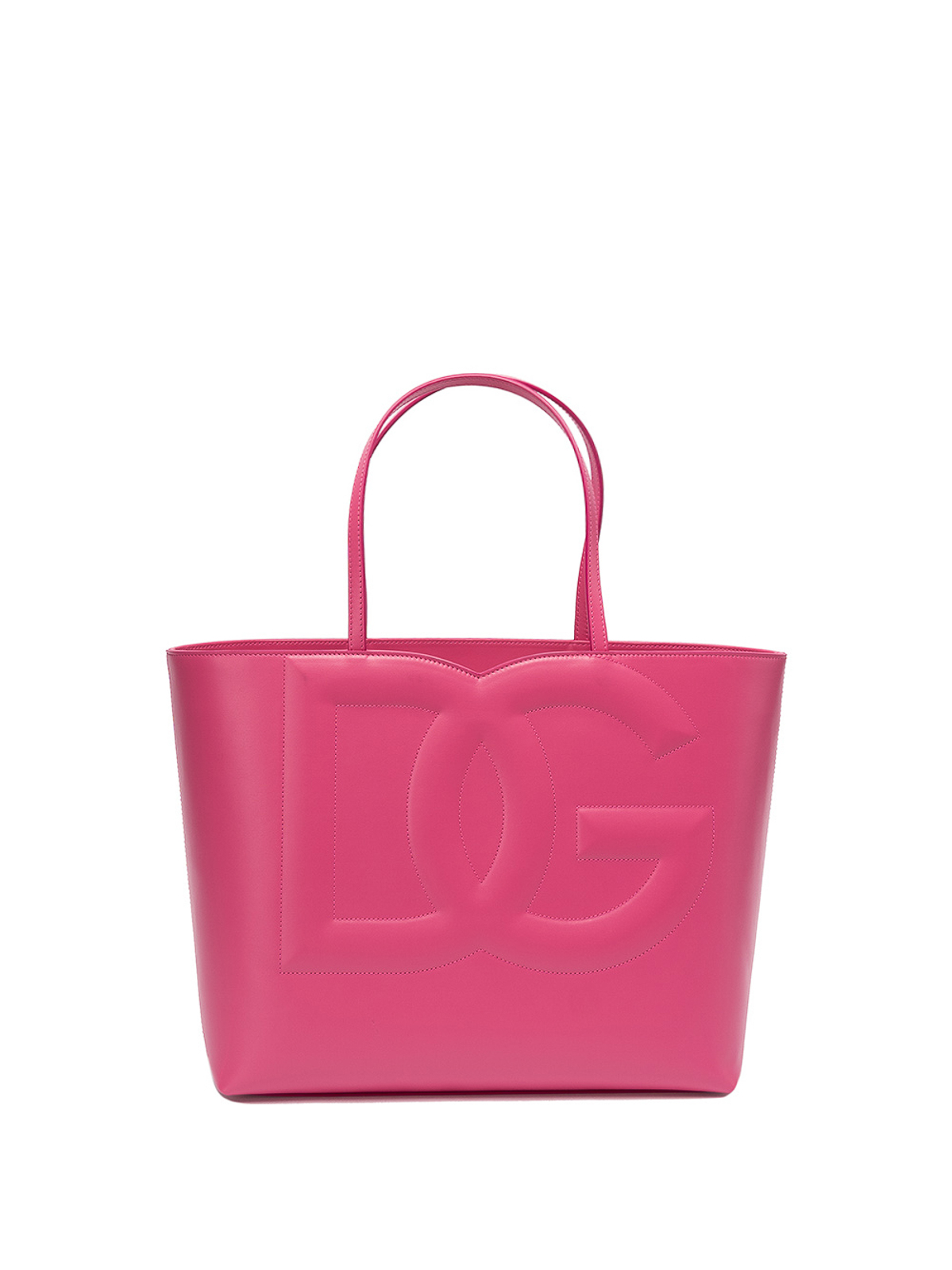 Dolce & Gabbana DG Logo Medium Leather Tote