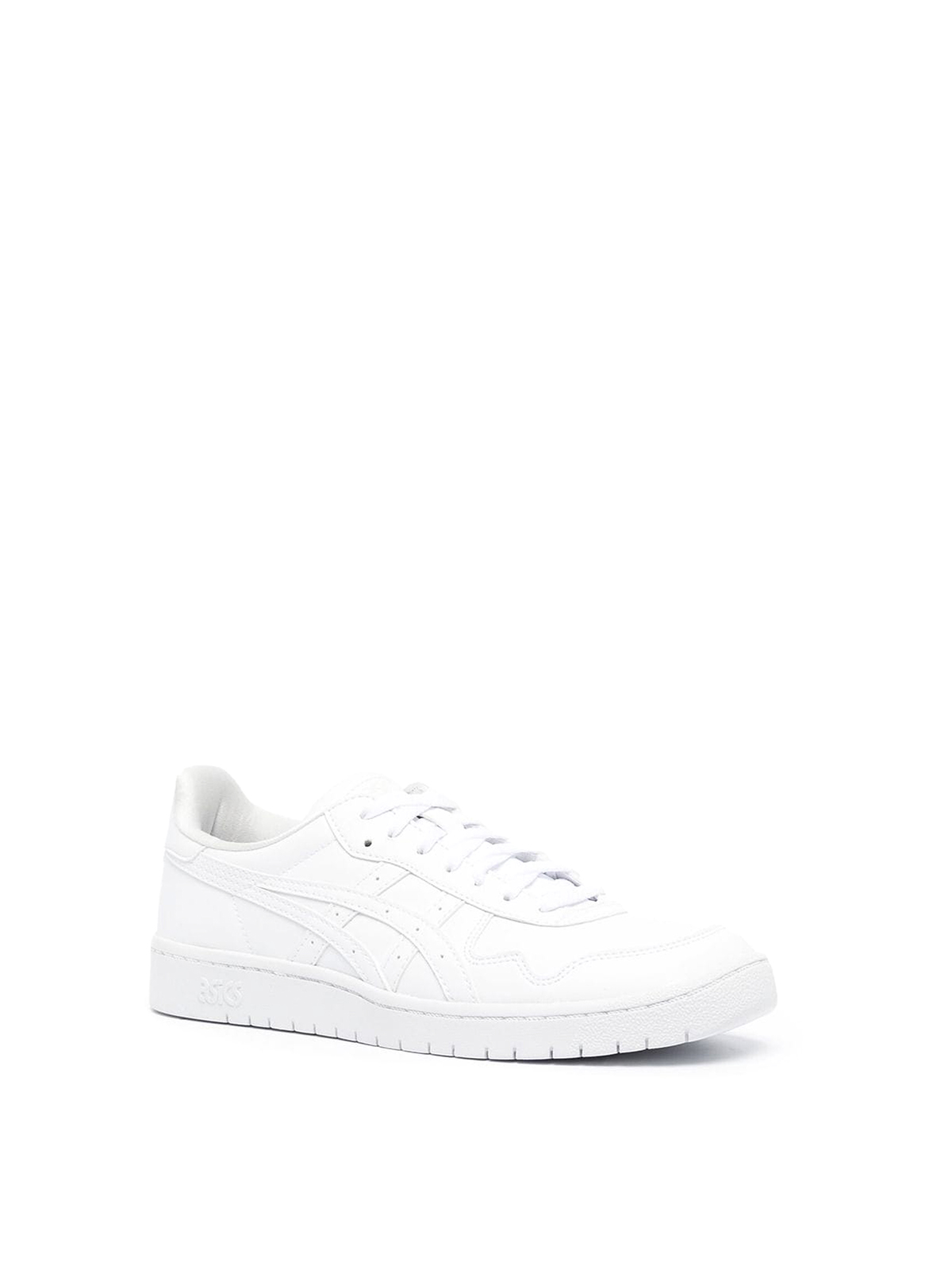 Shop Comme Des Garçons Low-top Leather Sneakers In White
