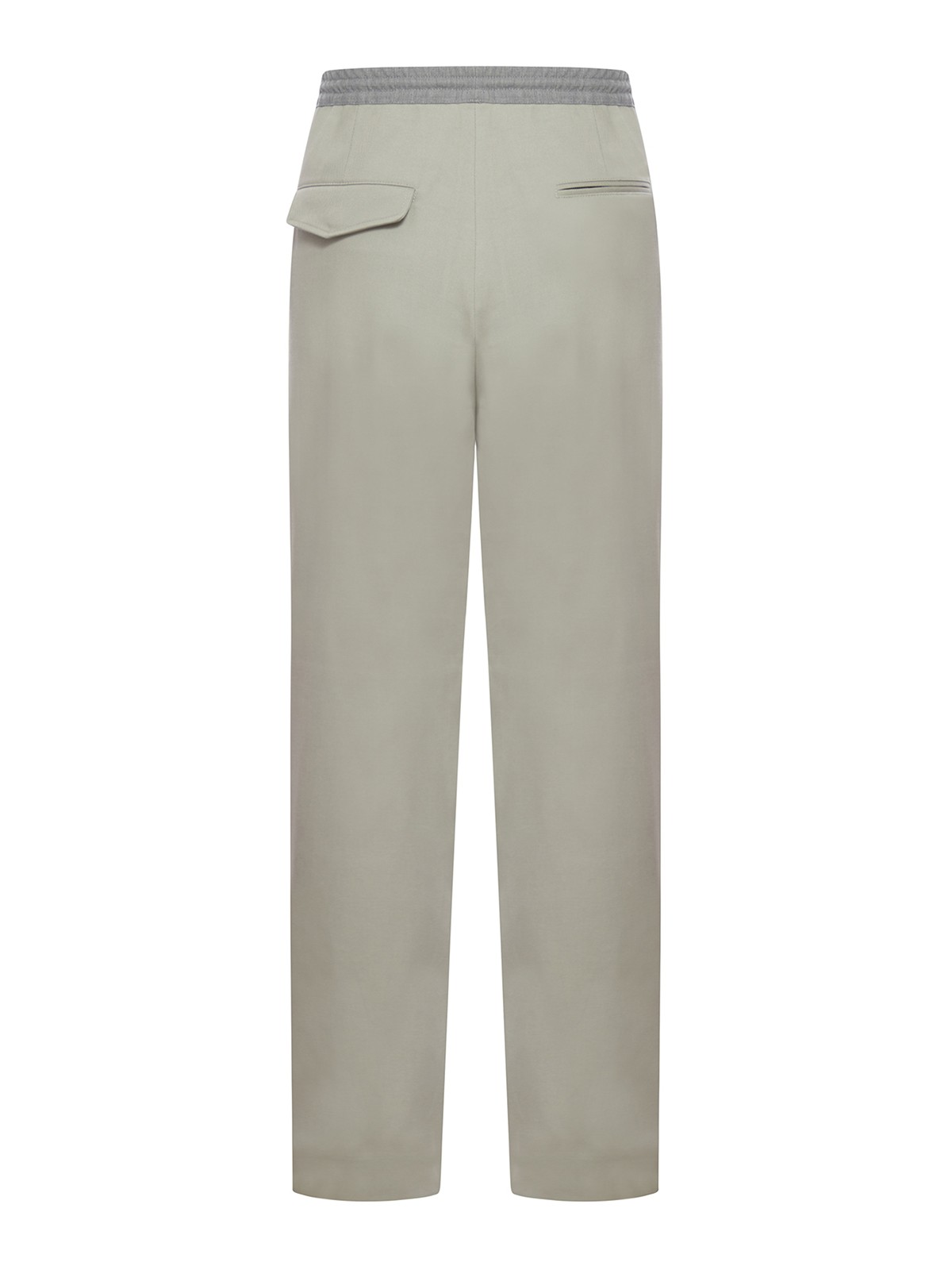 Shop Etro Wool Joggers Style Pants In Gris