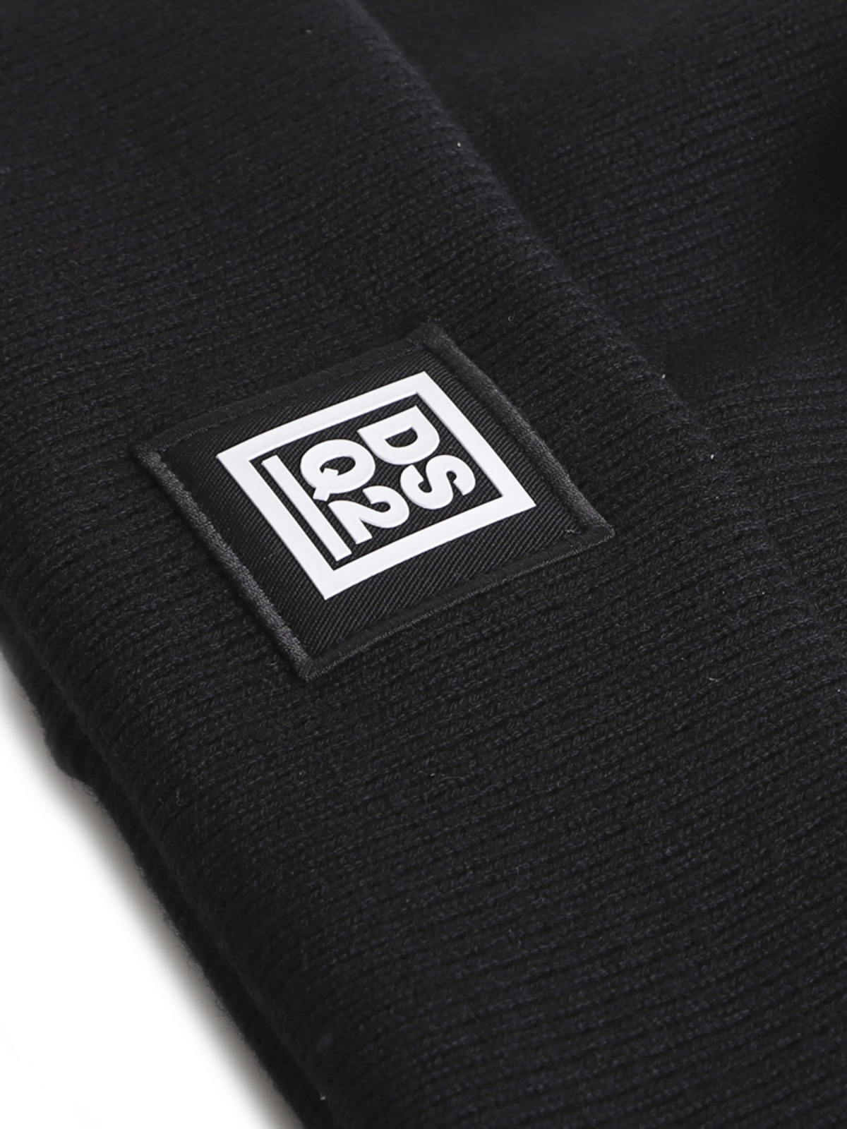 Shop Dsquared2 Logo Patch Wool Beanie In Black