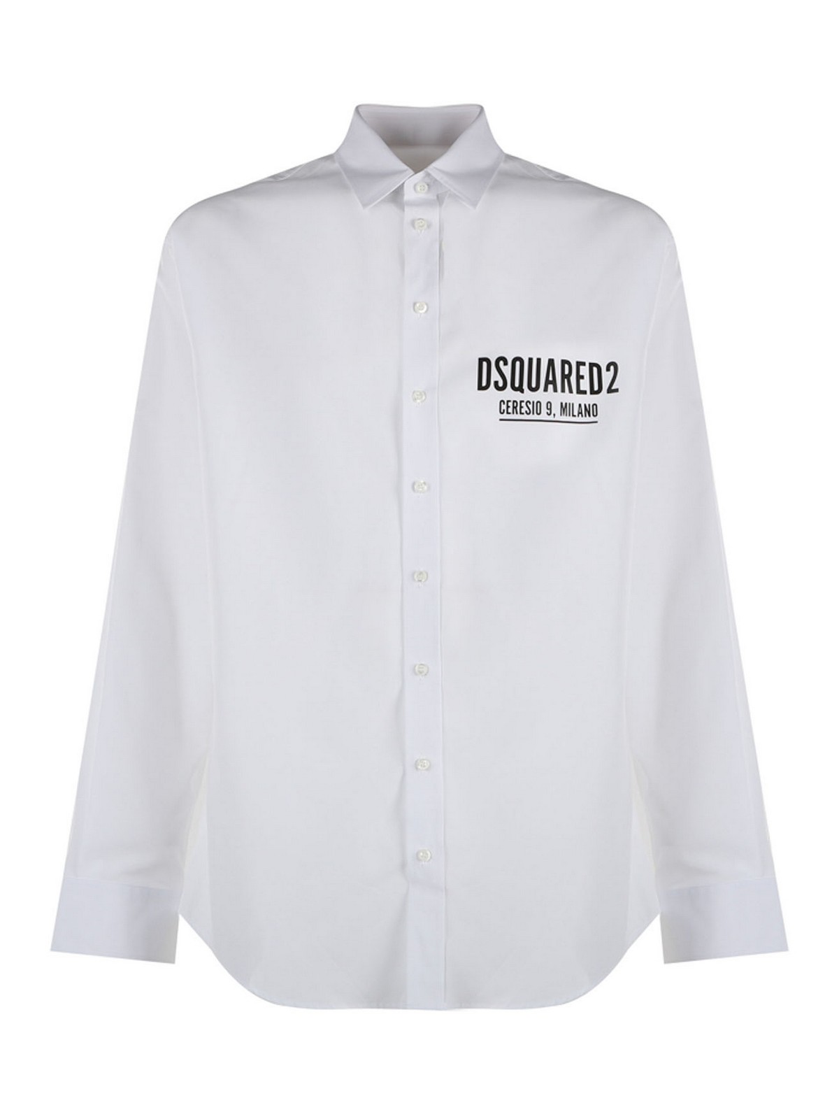 Dsquared2 Shirt  Ceresio9in Poplin In White