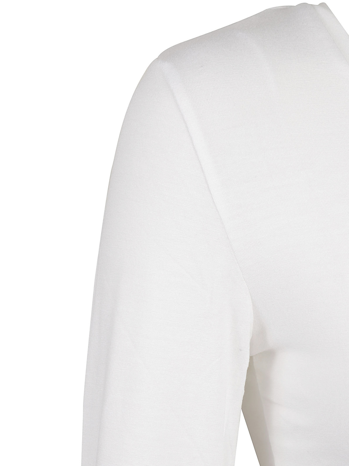 Shop Majestic Basic V-neck T-shirt In White