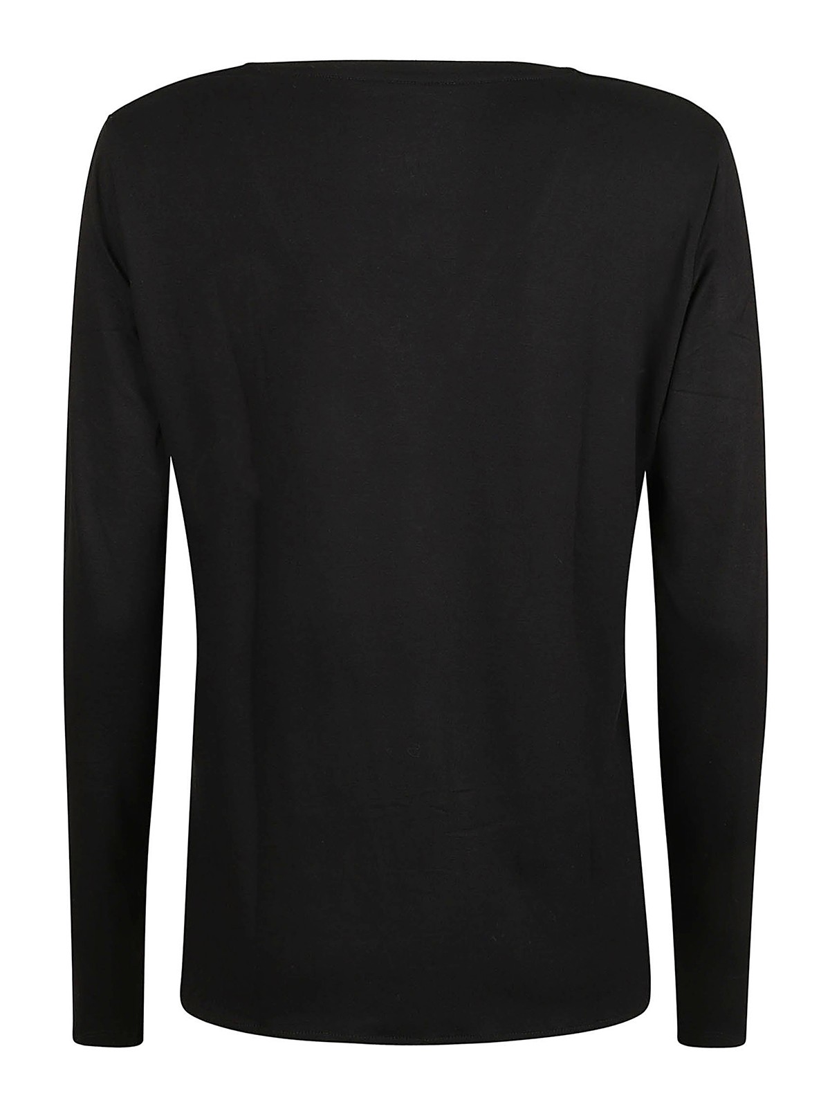 Shop Majestic Basic T-shirt With Vents In Black