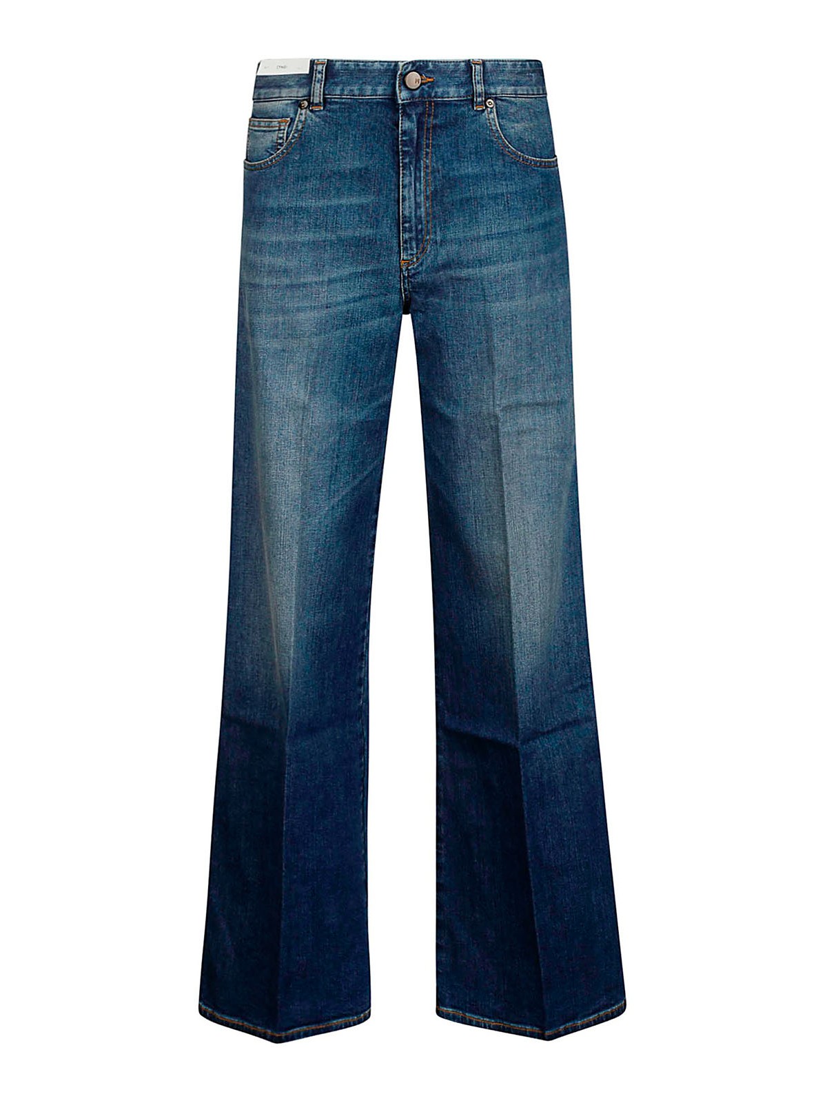 Pt Torino Mid-rise Cropped Straight-leg Jeans In Lavado Medio