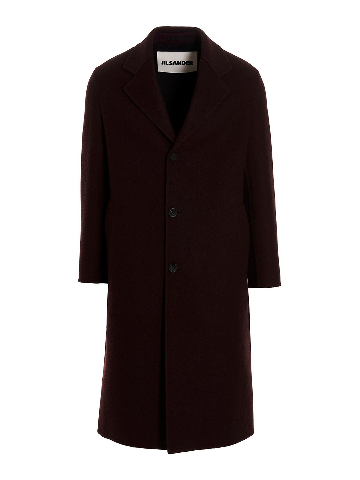Jil Sander 膝丈コート - ボルドー | J21AA0008J40028601 Jil Sander 膝丈コート - ボルドー | J21AA0008J40028601