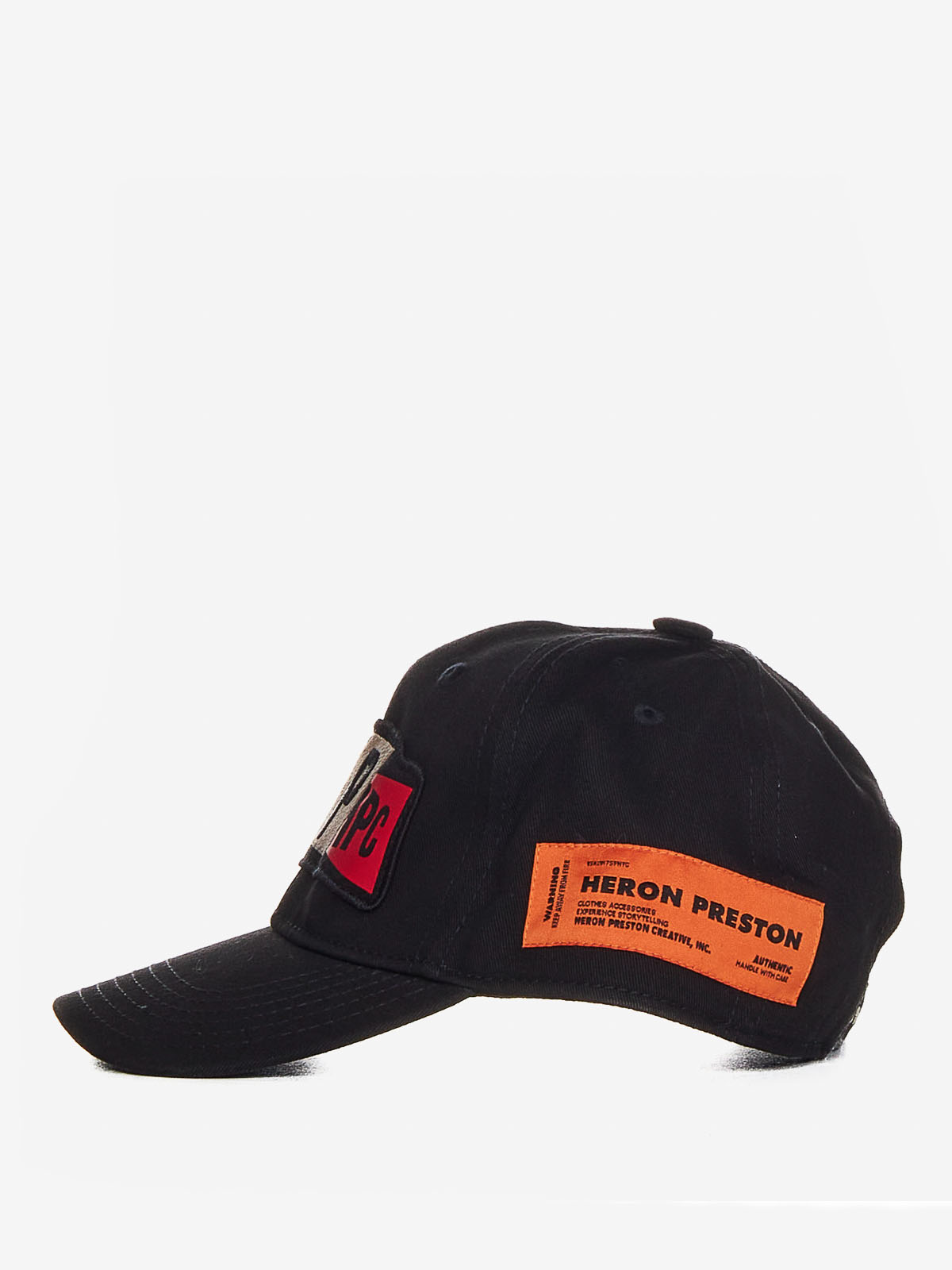 Baseball cap with patches