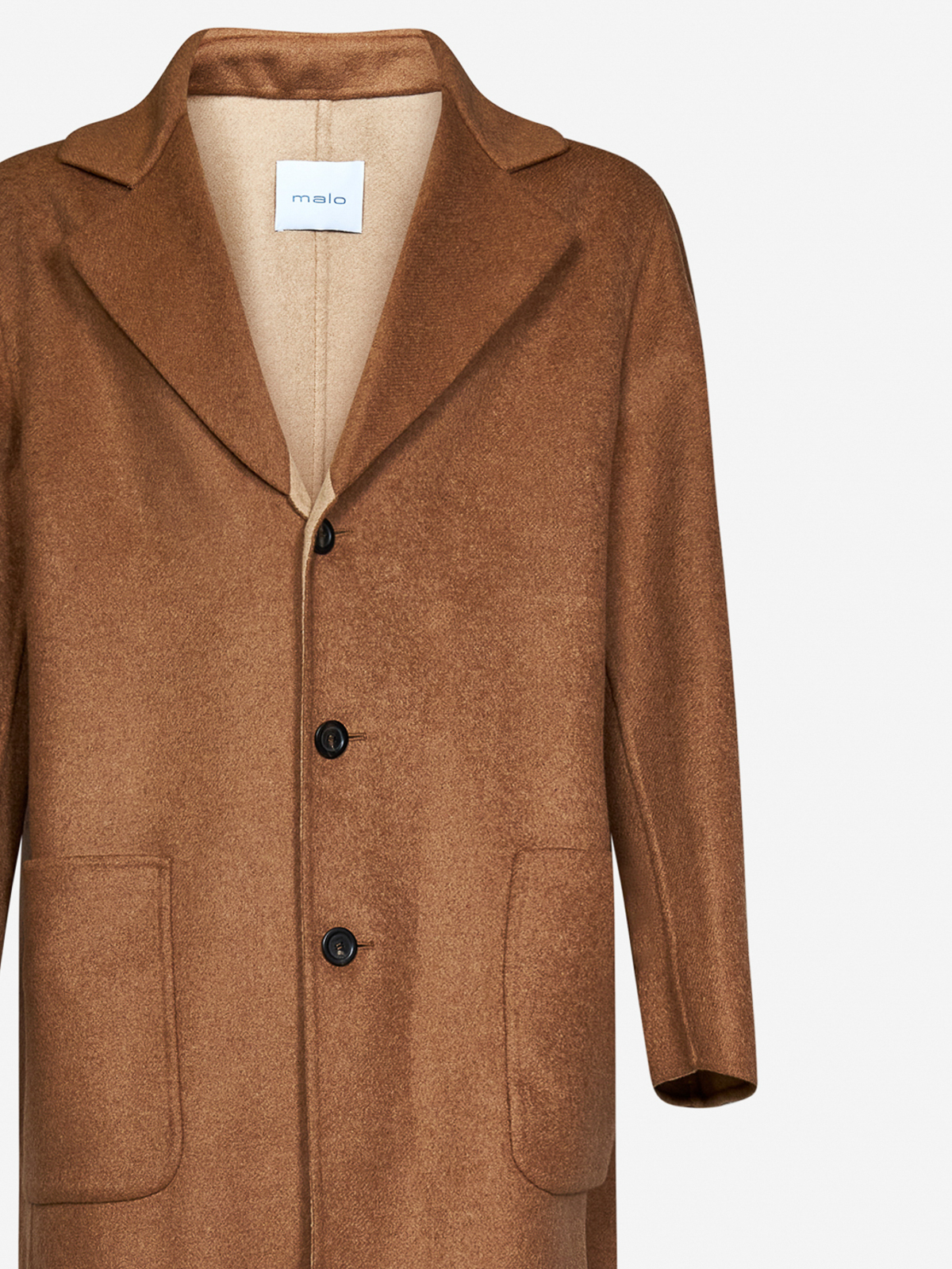 Malo Wool and cashmere coat - Brown - Men | UR6051TCU62EL265