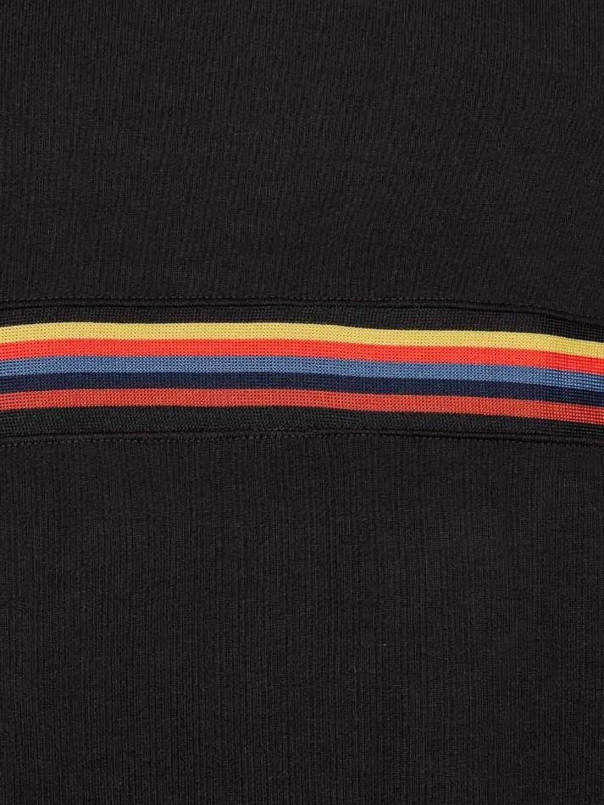 Shop Paul Smith Striped Band Sweatshirt In Black