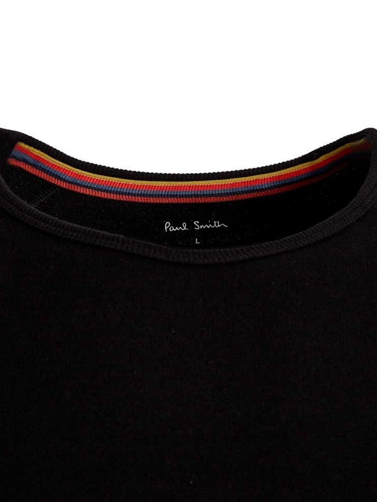 Shop Paul Smith Striped Band Sweatshirt In Black