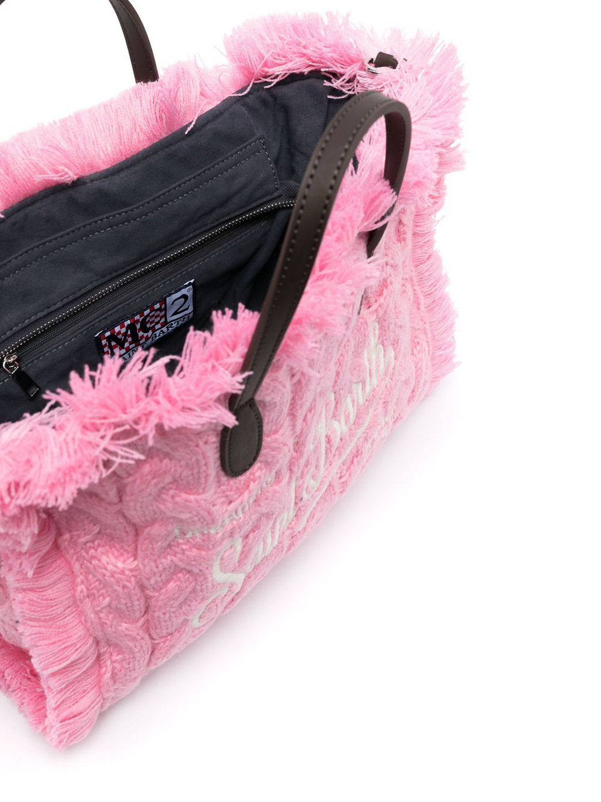 Mc2 Saint Barth - White Colette Beach Bag For Girls -  shop  online
