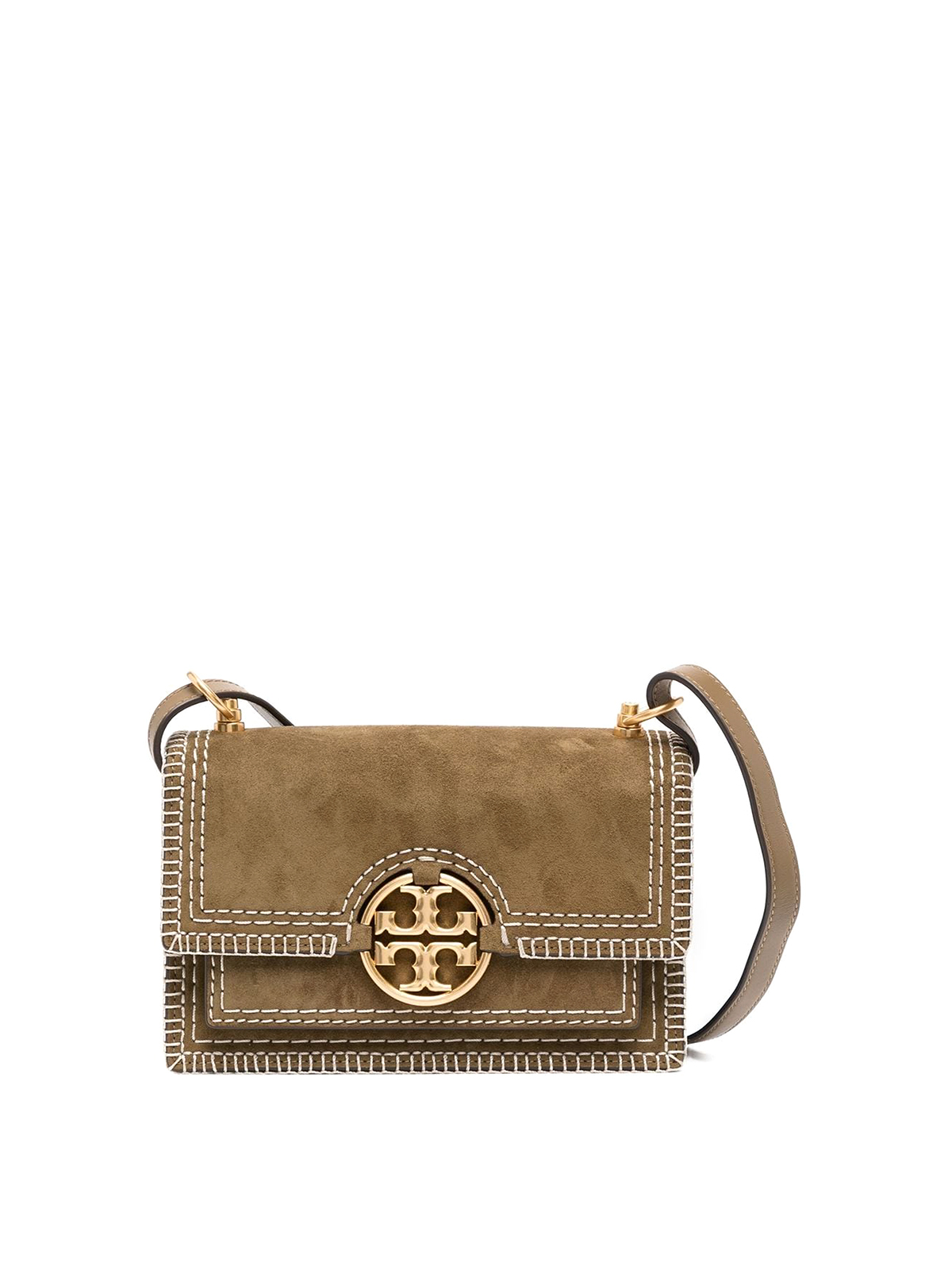 Tory burch whipstitch on sale logo mini bag