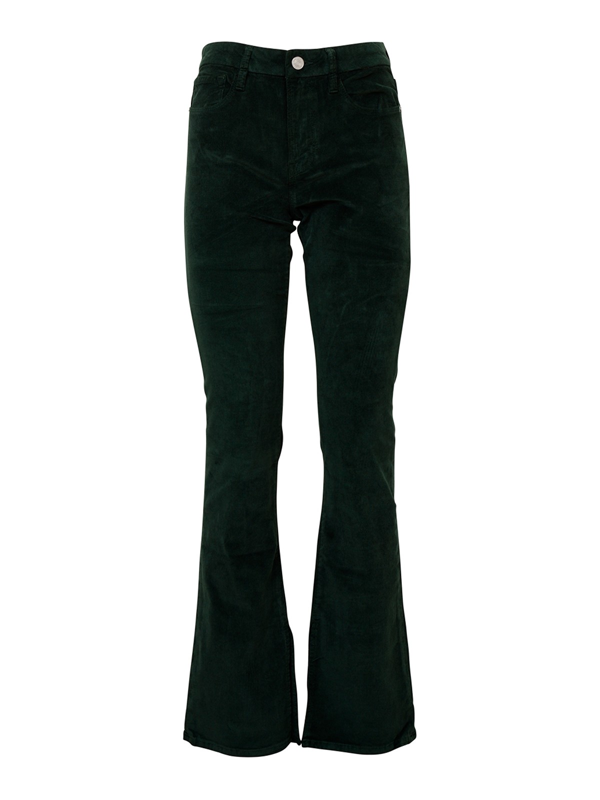 Frame Le Mini Boot Jeans In Green