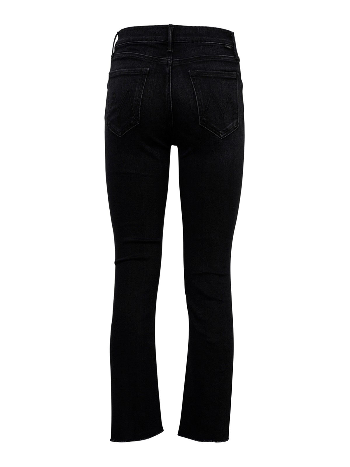 Shop Mother The Rascal Ankle Snippet Jeans In Black