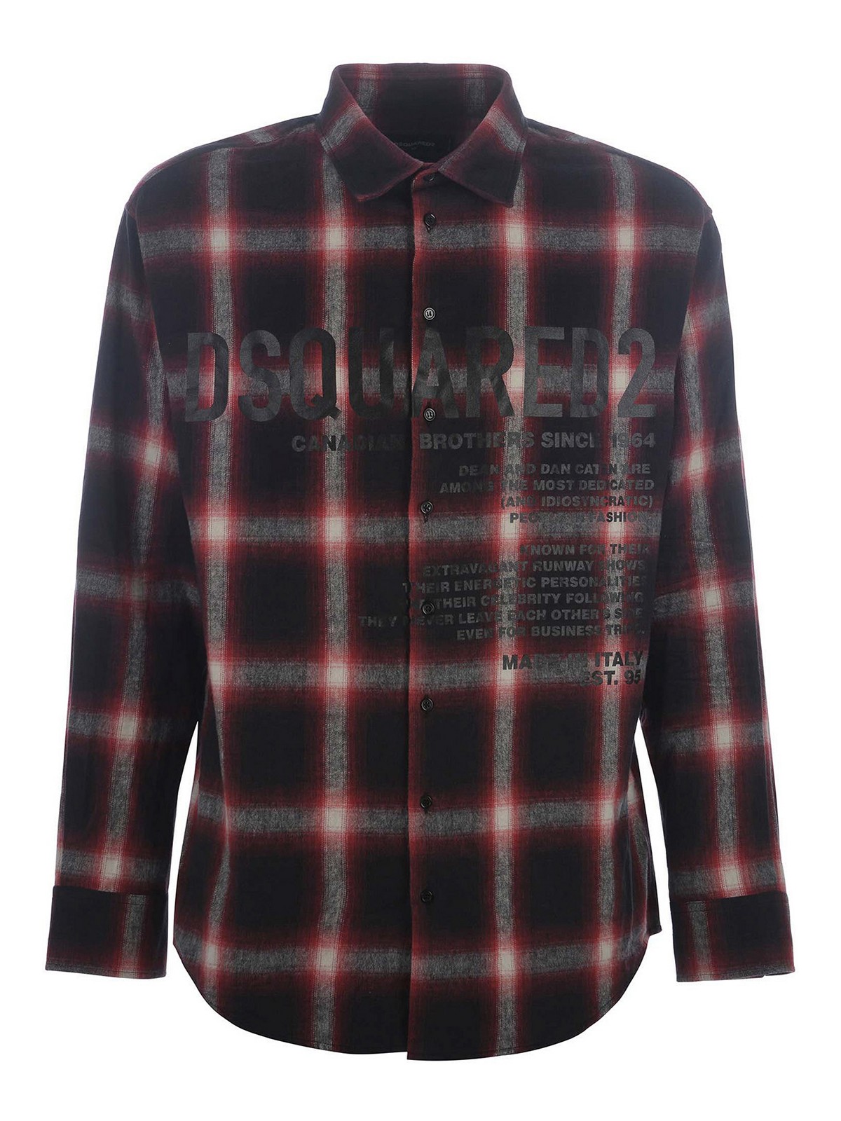 Dsquared2 Cotton Shirt In Negro