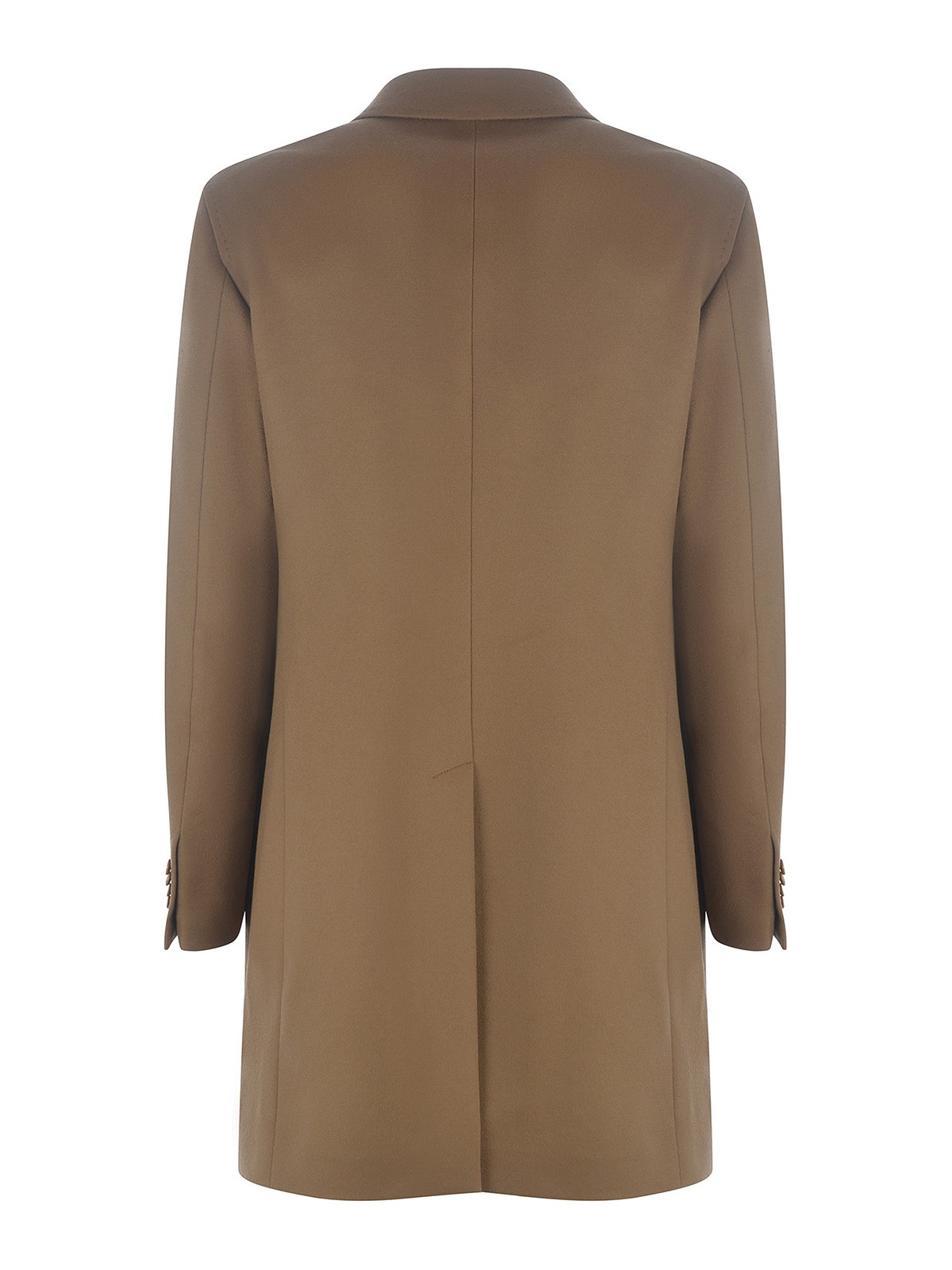 Shop Tagliatore Wool Single-breasted Coat In Camel