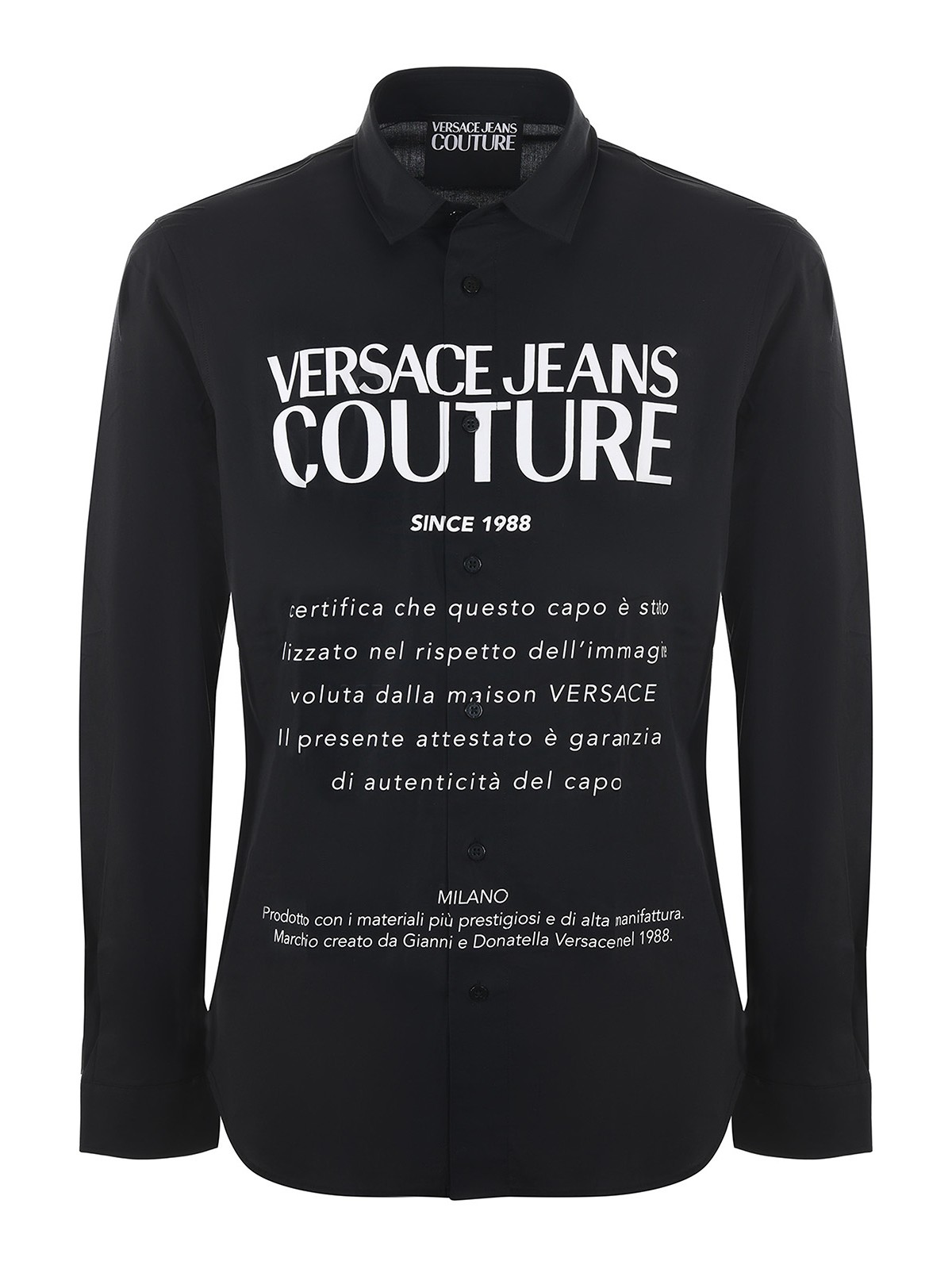 Versace Jeans Couture Camisa Negro Negro 73GAL2S8CN001899