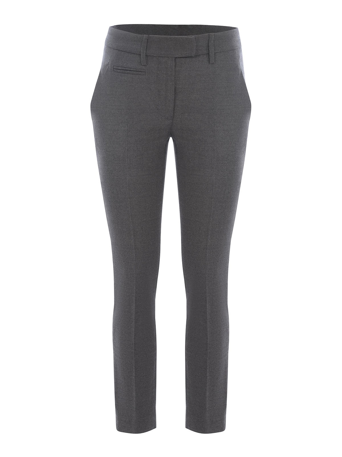 Dondup Wool Trousers In Gris