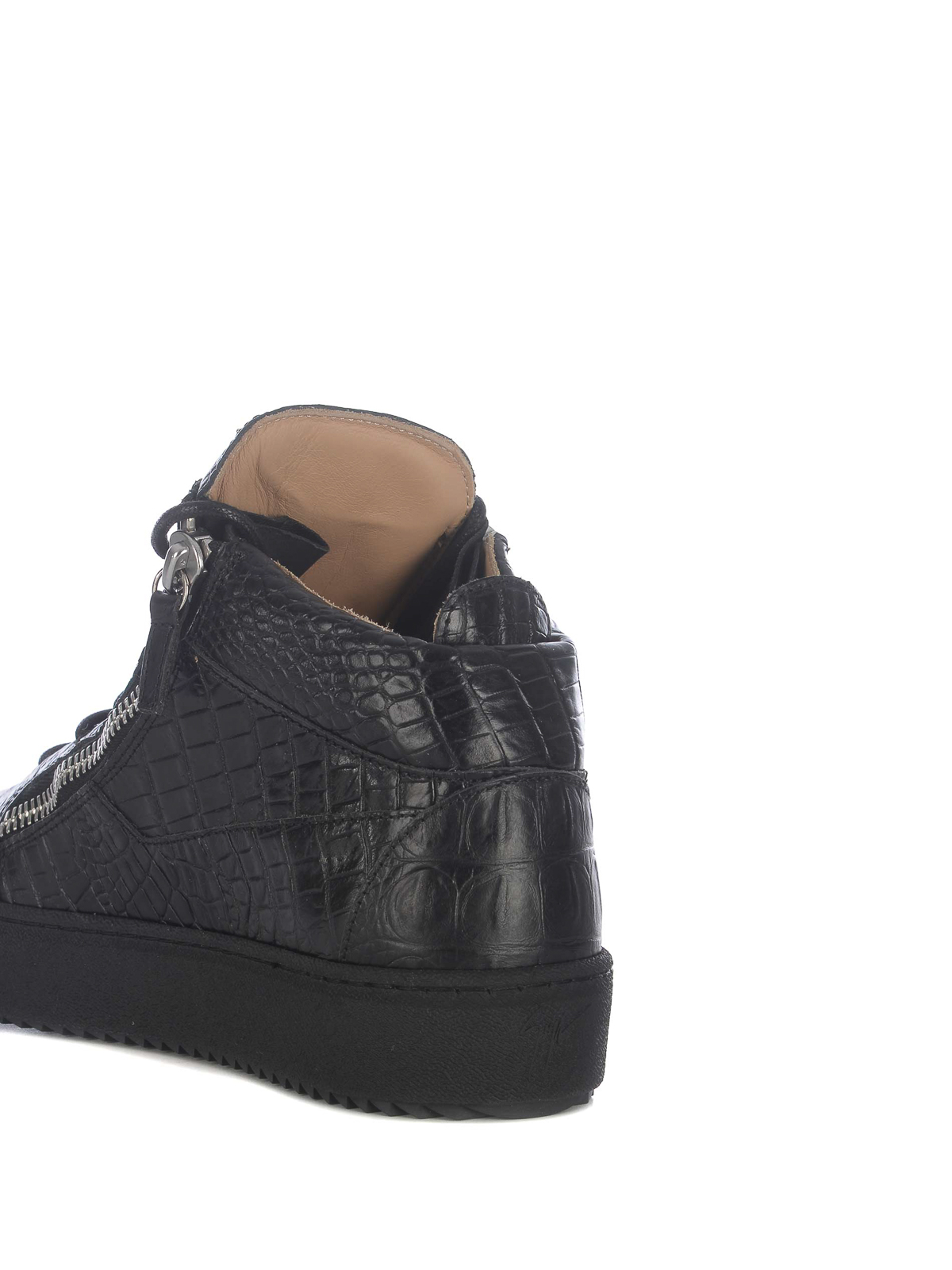 berømt Tutor vente Trainers Giuseppe Zanotti - Croco print leather sneakers - RU00011062