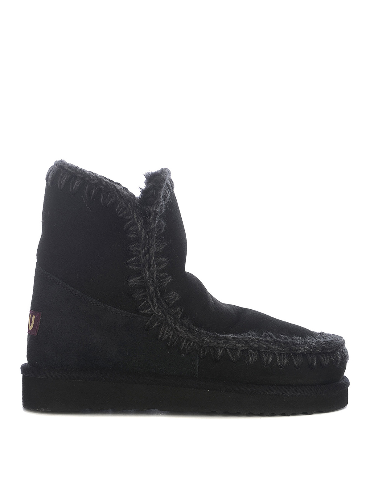 Shop Mou Eskimo 18 Booties In Negro