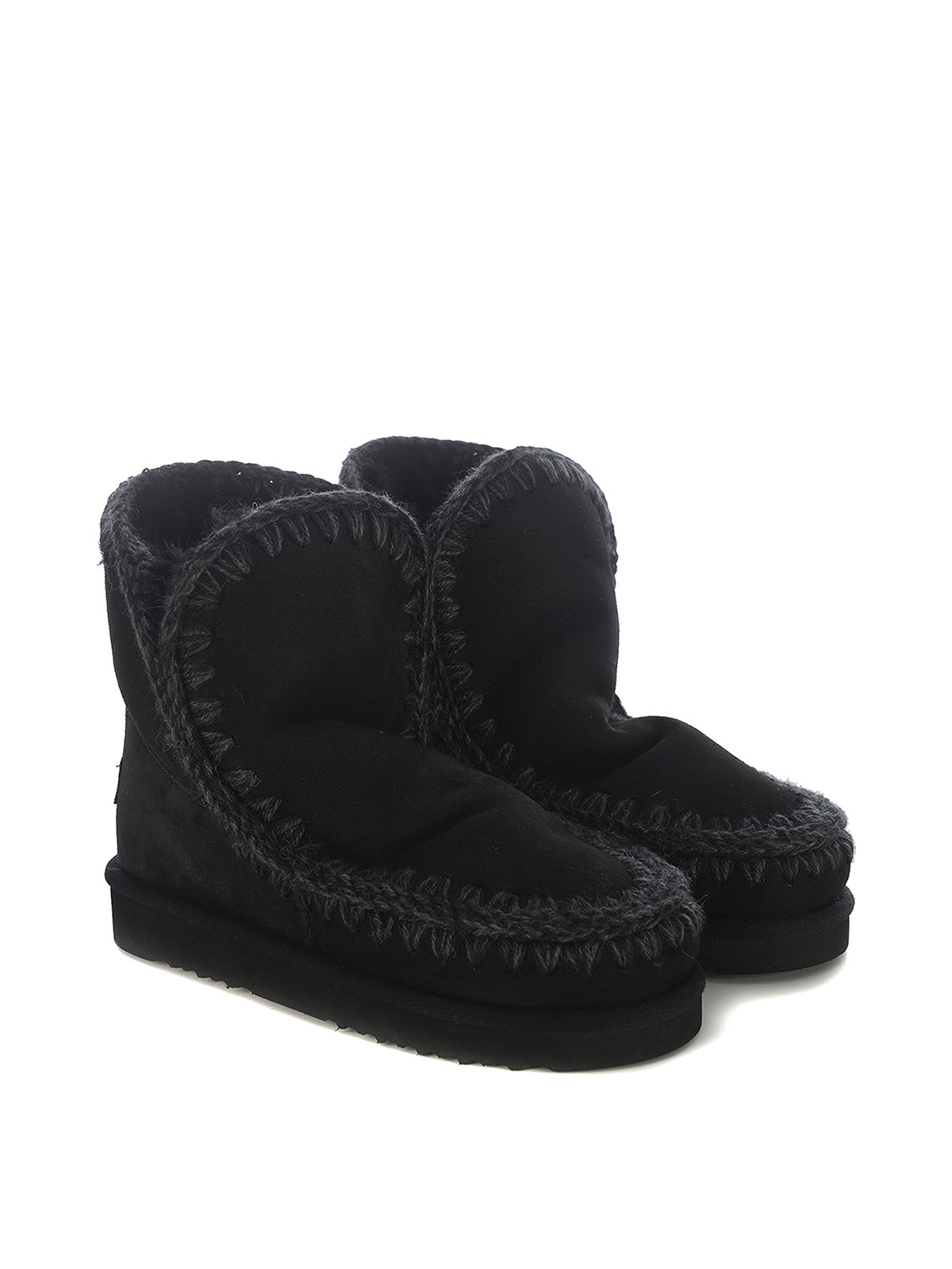 Shop Mou Eskimo 18 Booties In Negro