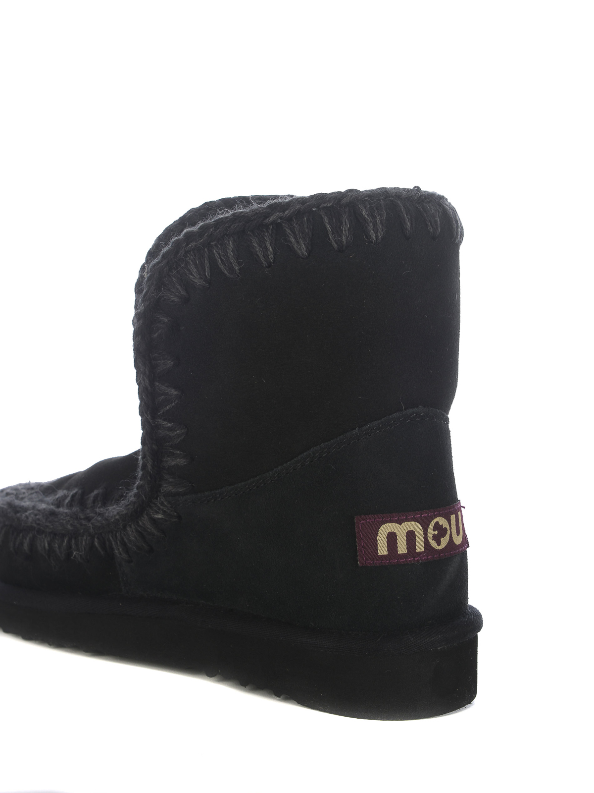 Shop Mou Eskimo 18 Booties In Negro