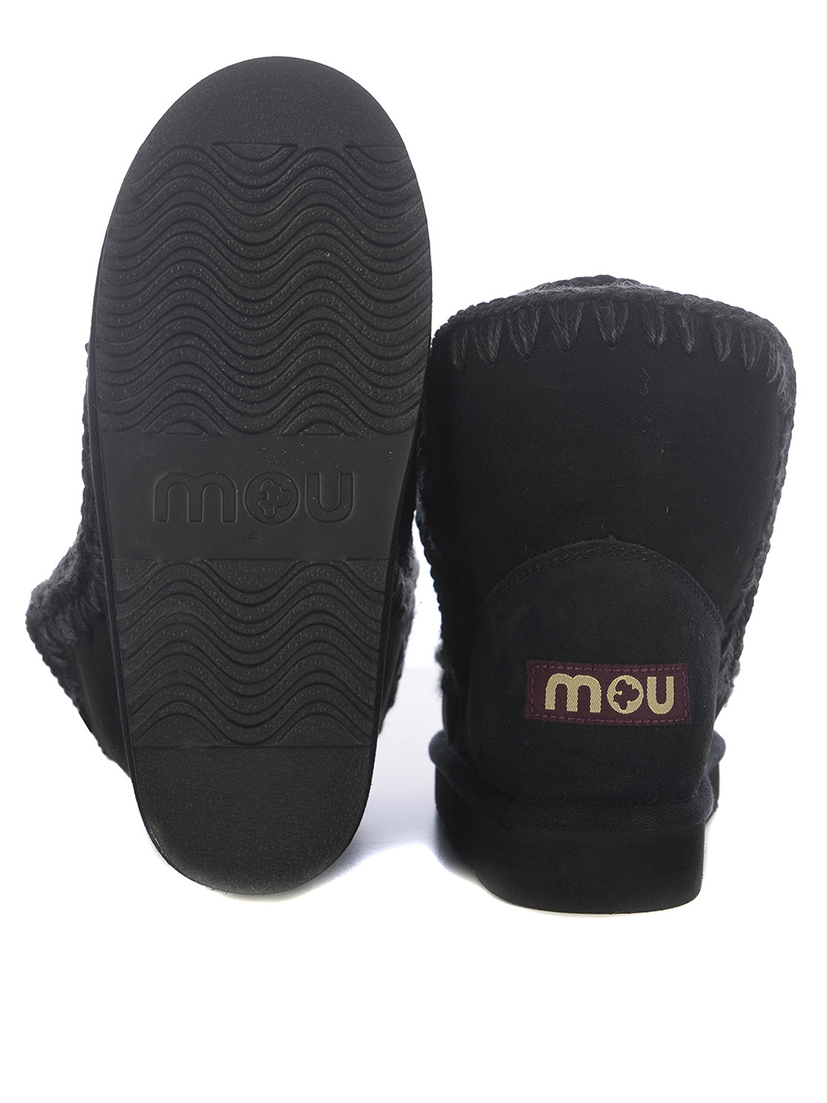 Shop Mou Eskimo 18 Booties In Negro