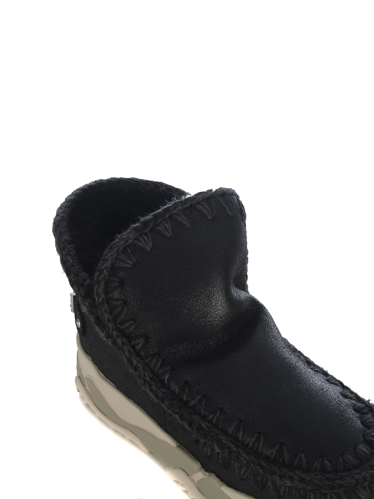 Shop Mou Eskimo Sneakers In Black