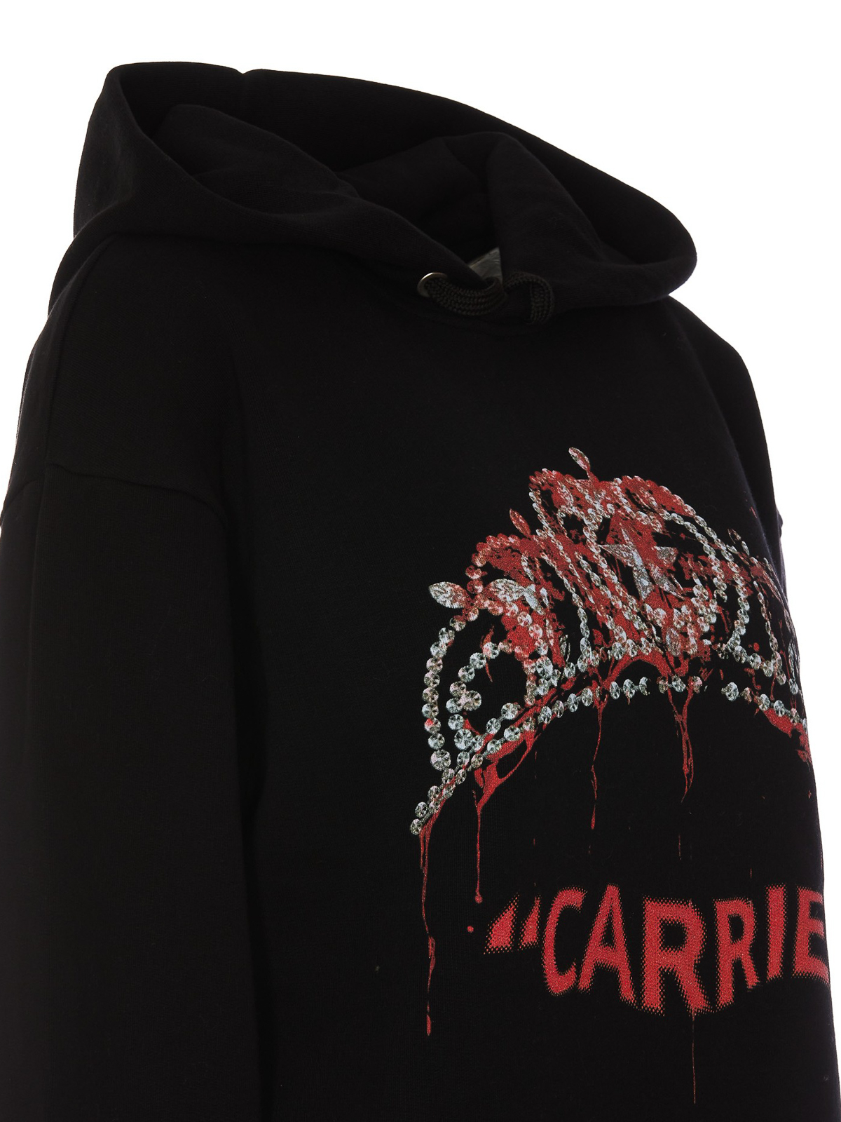 J.W. Anderson Carrie print hoodie - Black - Women