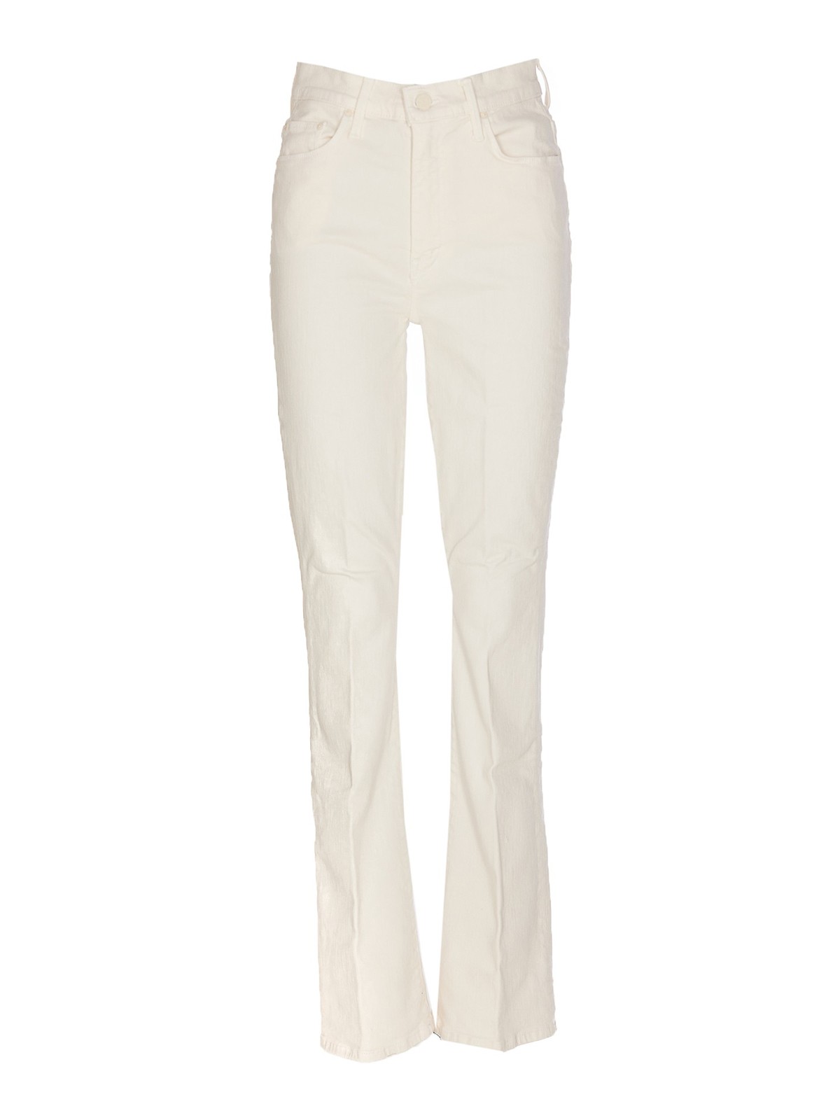 Mother High Rise Jeans In White