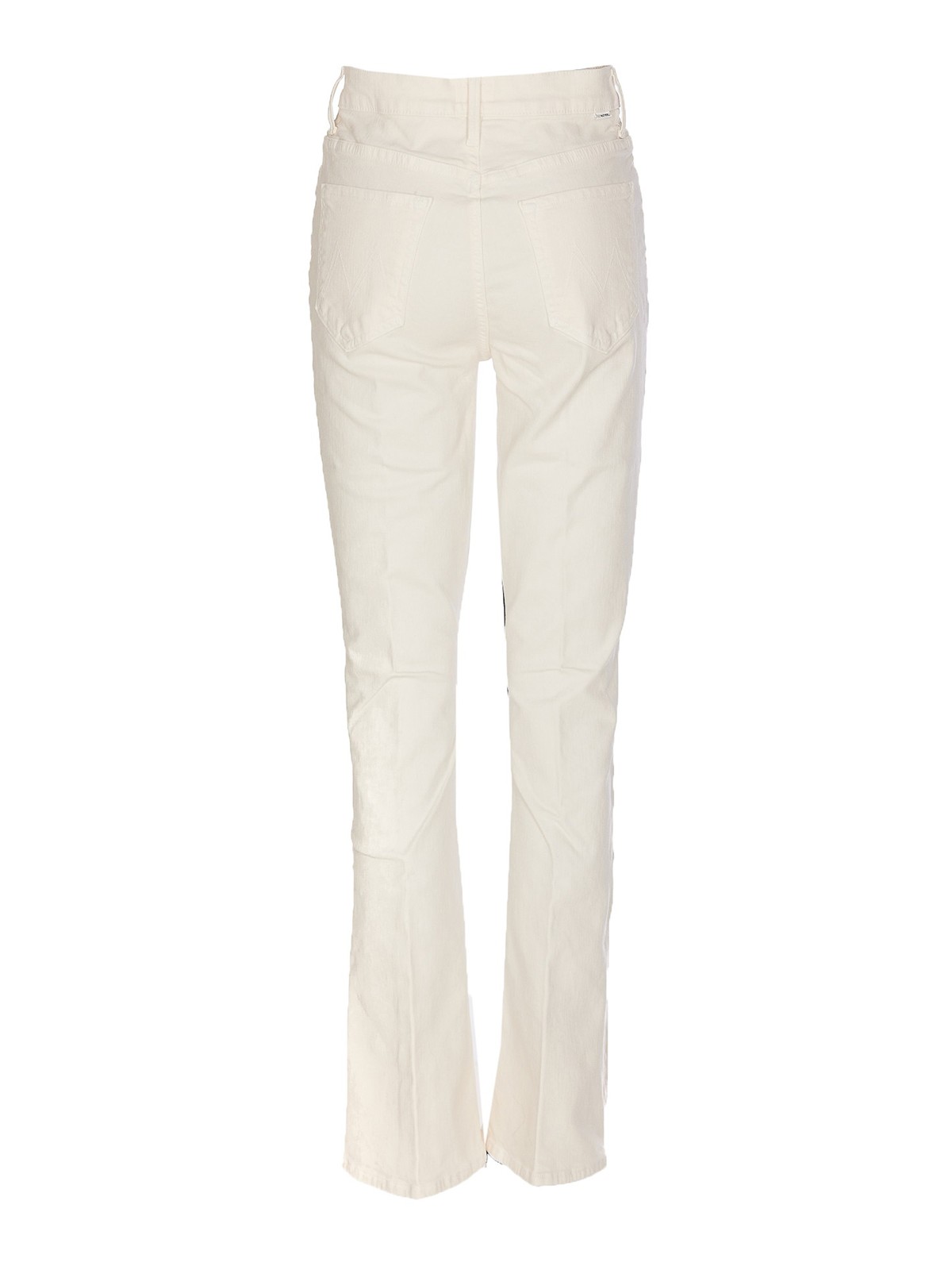 Shop Mother High Rise Jeans In White