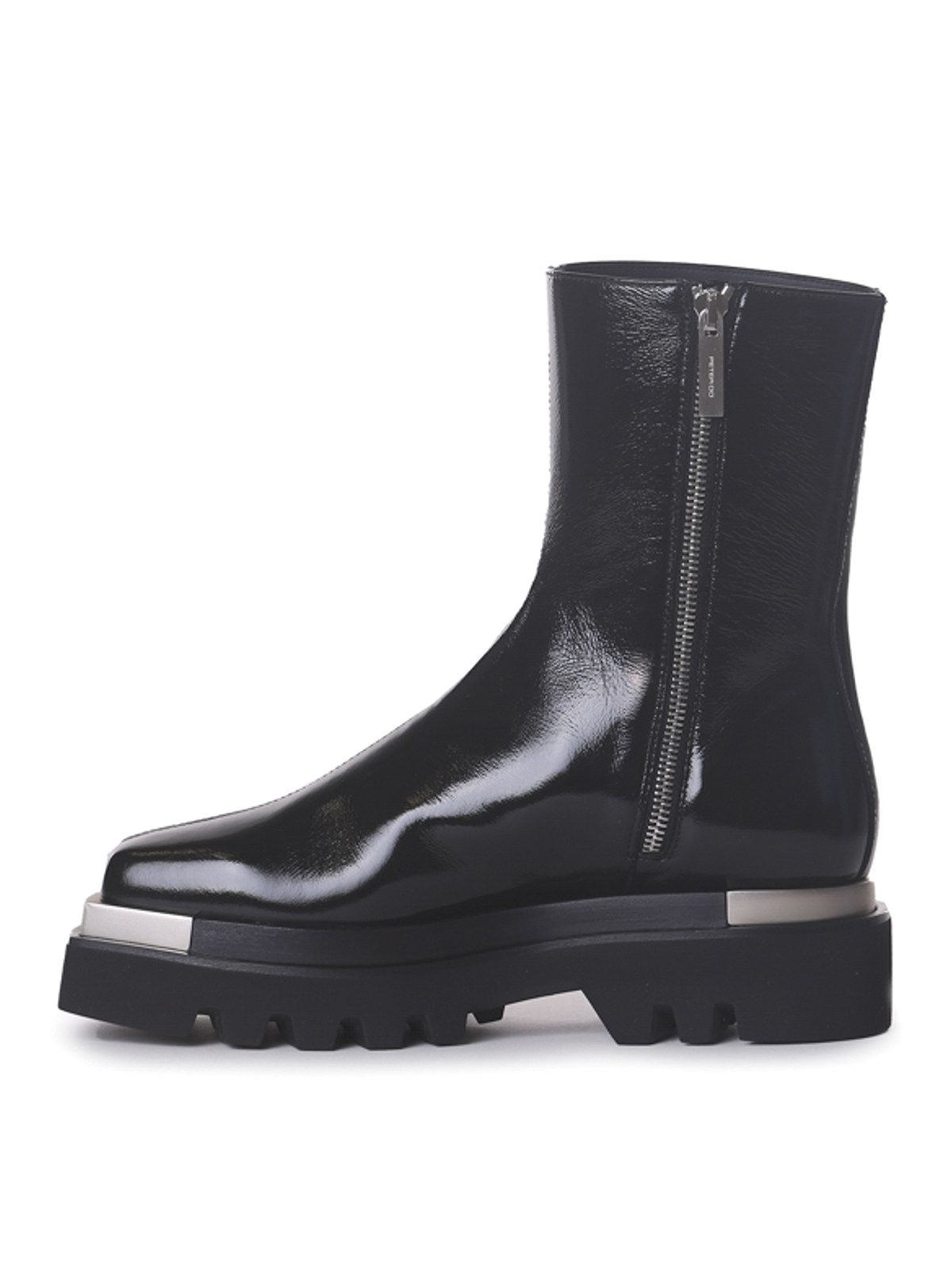Peter Do アンクルブーツ - 黒|PDFW22907LE030GLOSSYBLACK