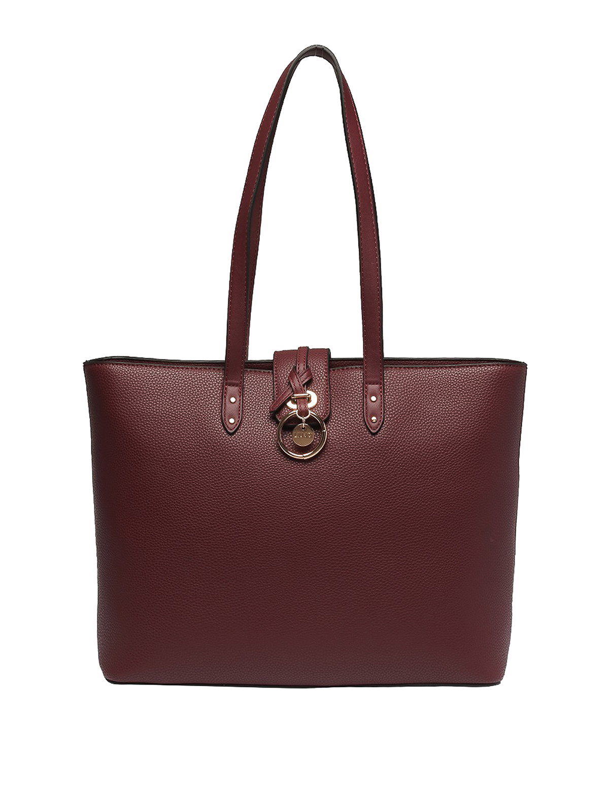 ハンドバッグ LIU JO CHARM LOGO HANDBAG Liu Jo Logo-Charm Tote Bag in Black | Lyst