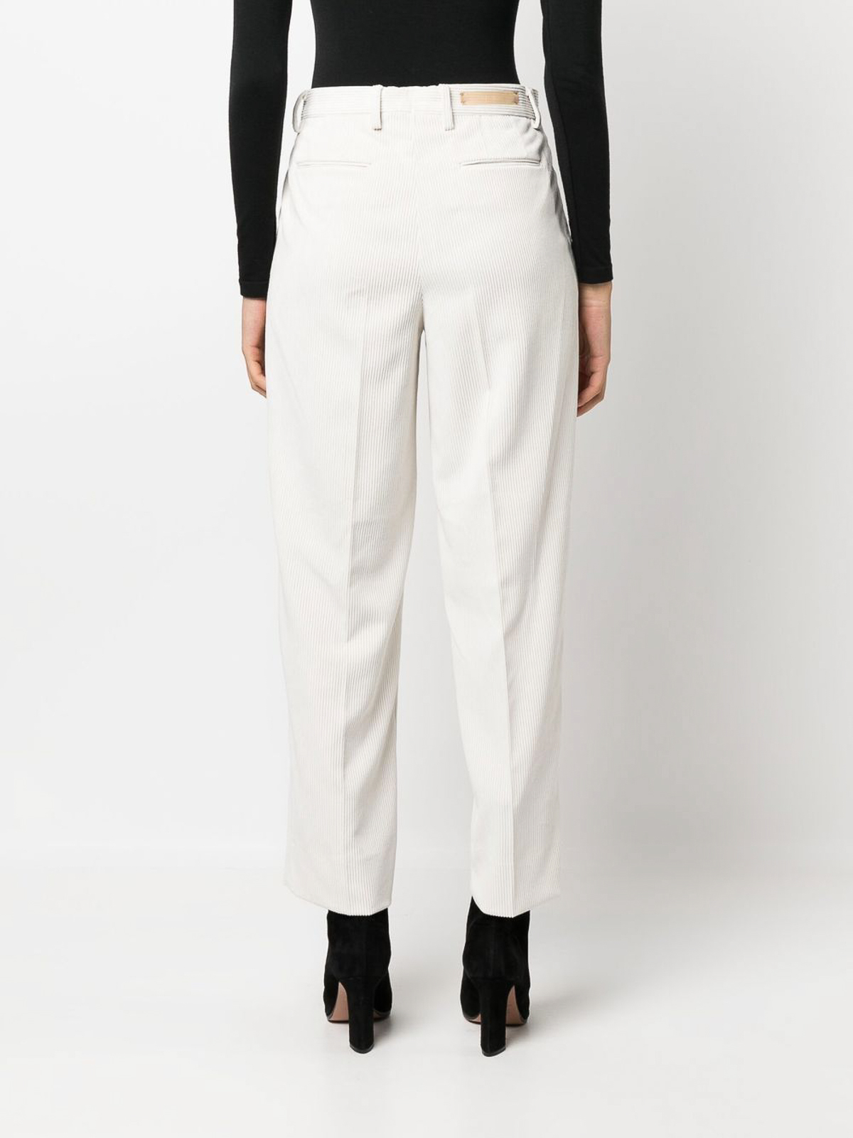 Buy W Women Blue Slim Fit Self Design Trousers online  Looksgudin