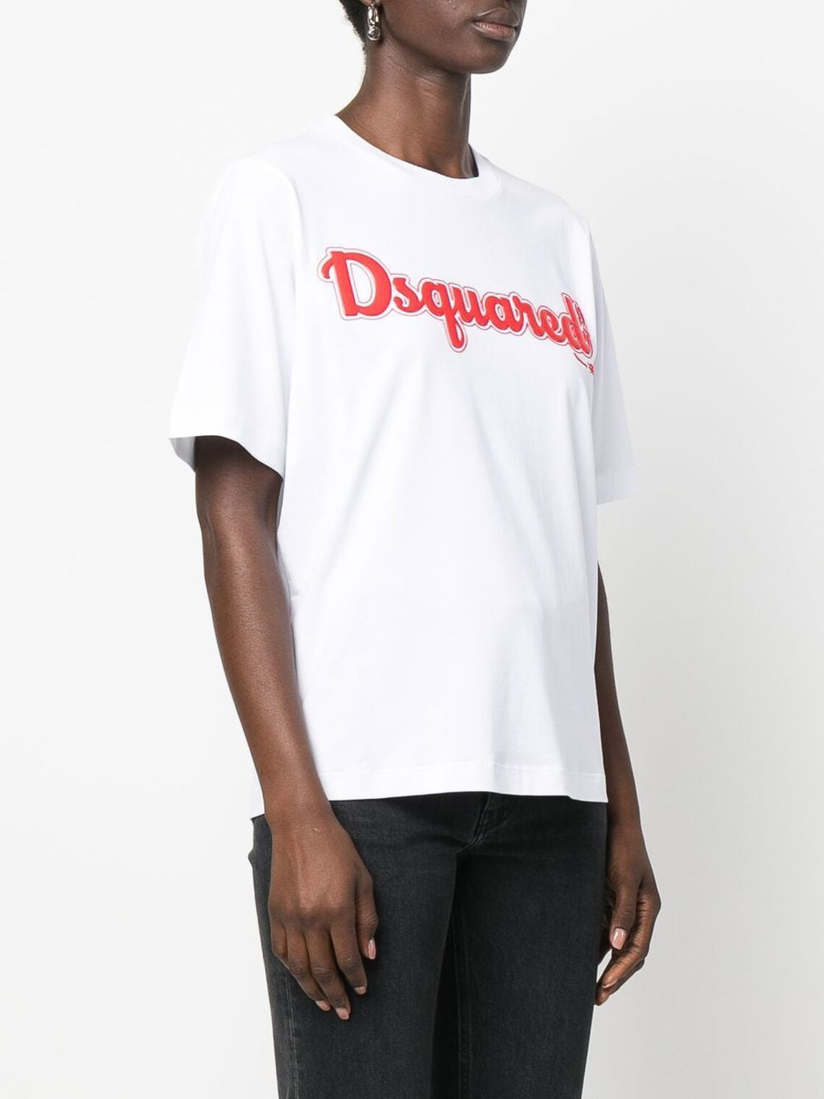 Dsquared2 Logo-print Tee - White - Women|S72GD0421S24387100