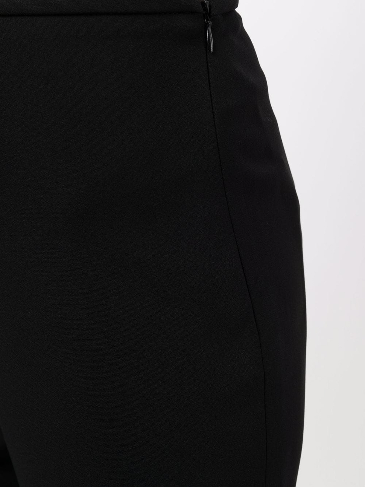 Shop Emporio Armani Viscose Blend Pants In Black