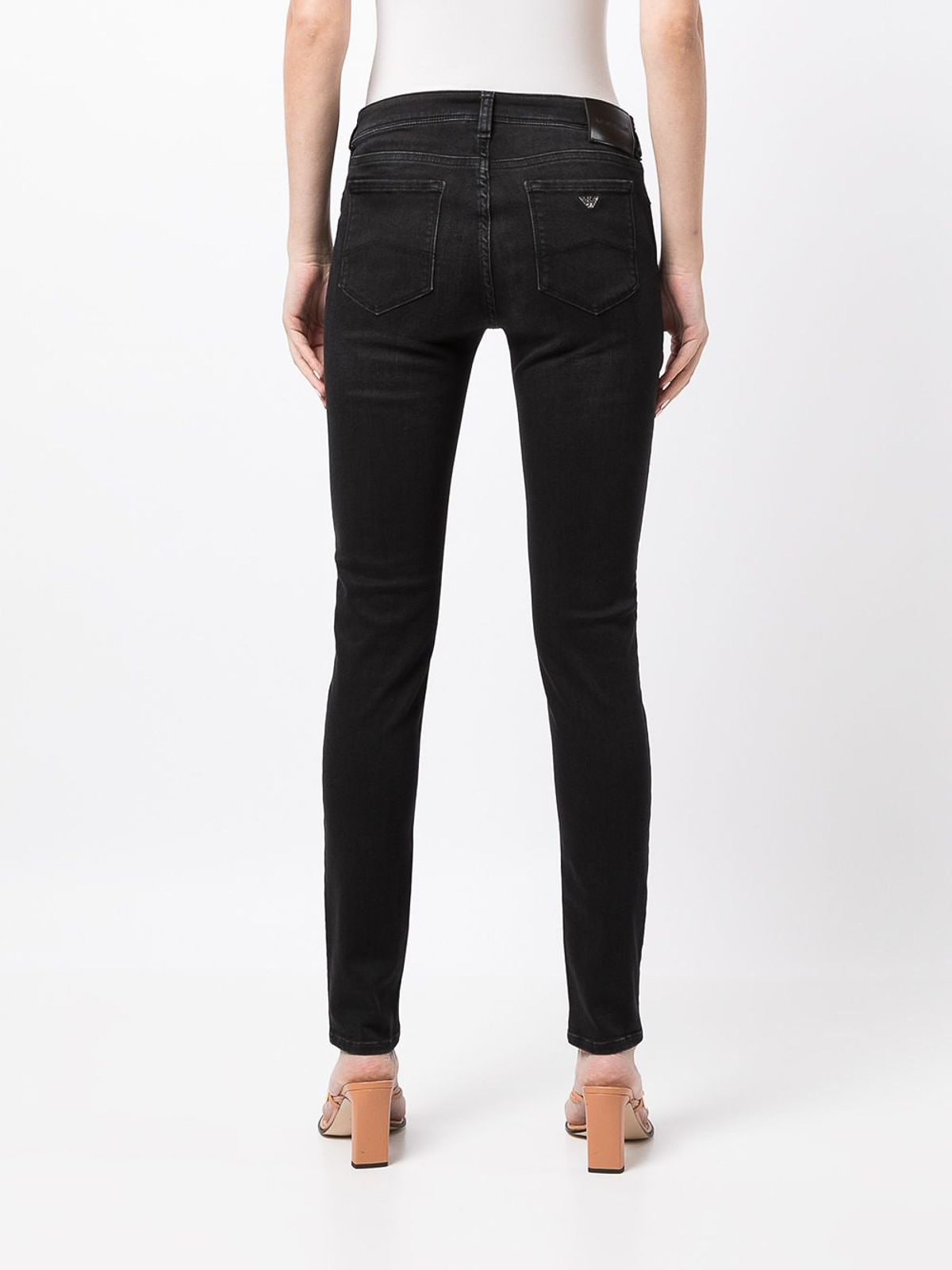 Emporio Armani スキニージーンズ - 黒|8N2J282DI7Z0005