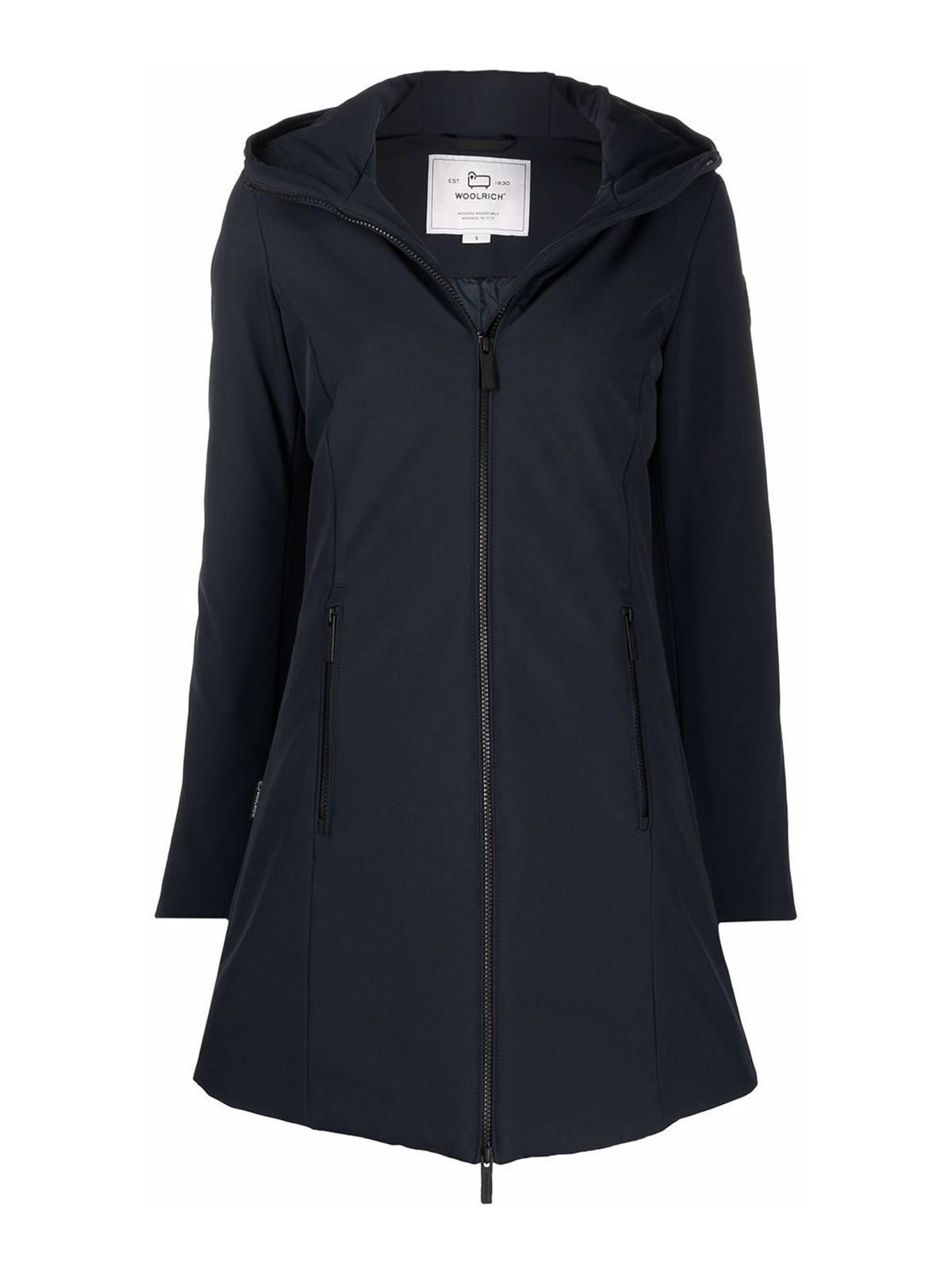Woolrich Padded Hooded Parka In Azul
