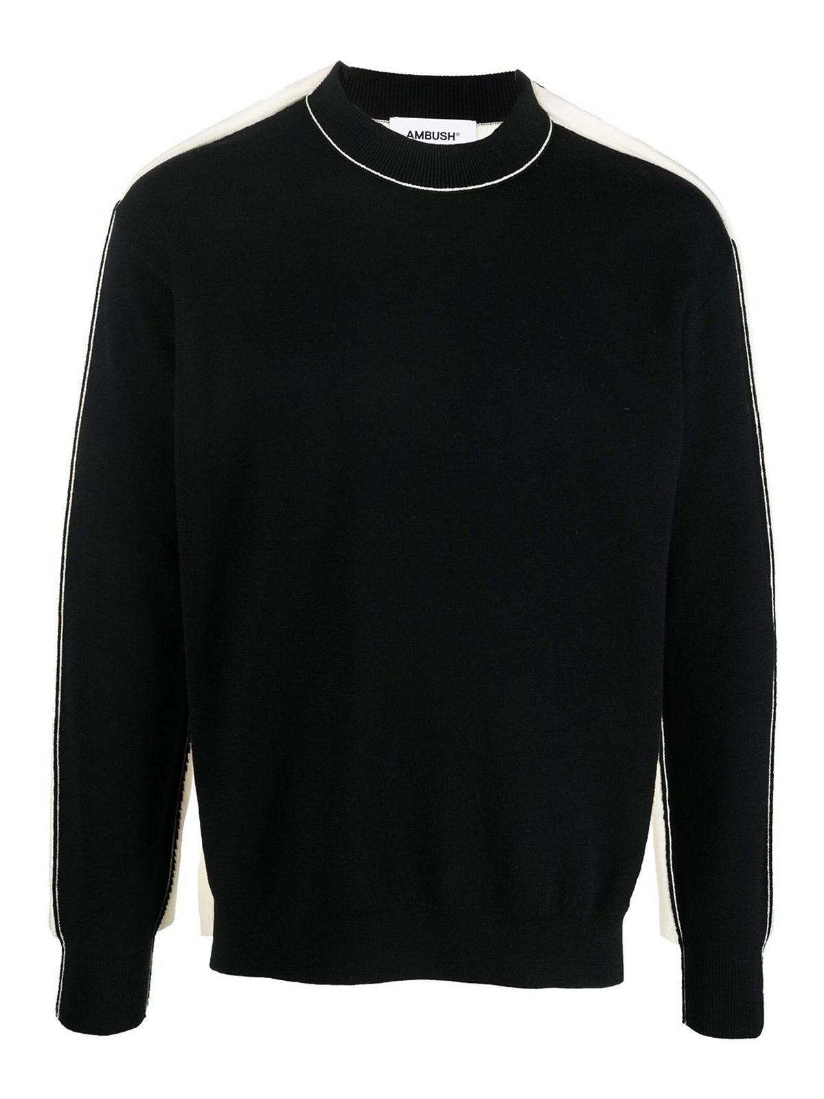 Shop Ambush Wool Blend Knitted Jumper In Black