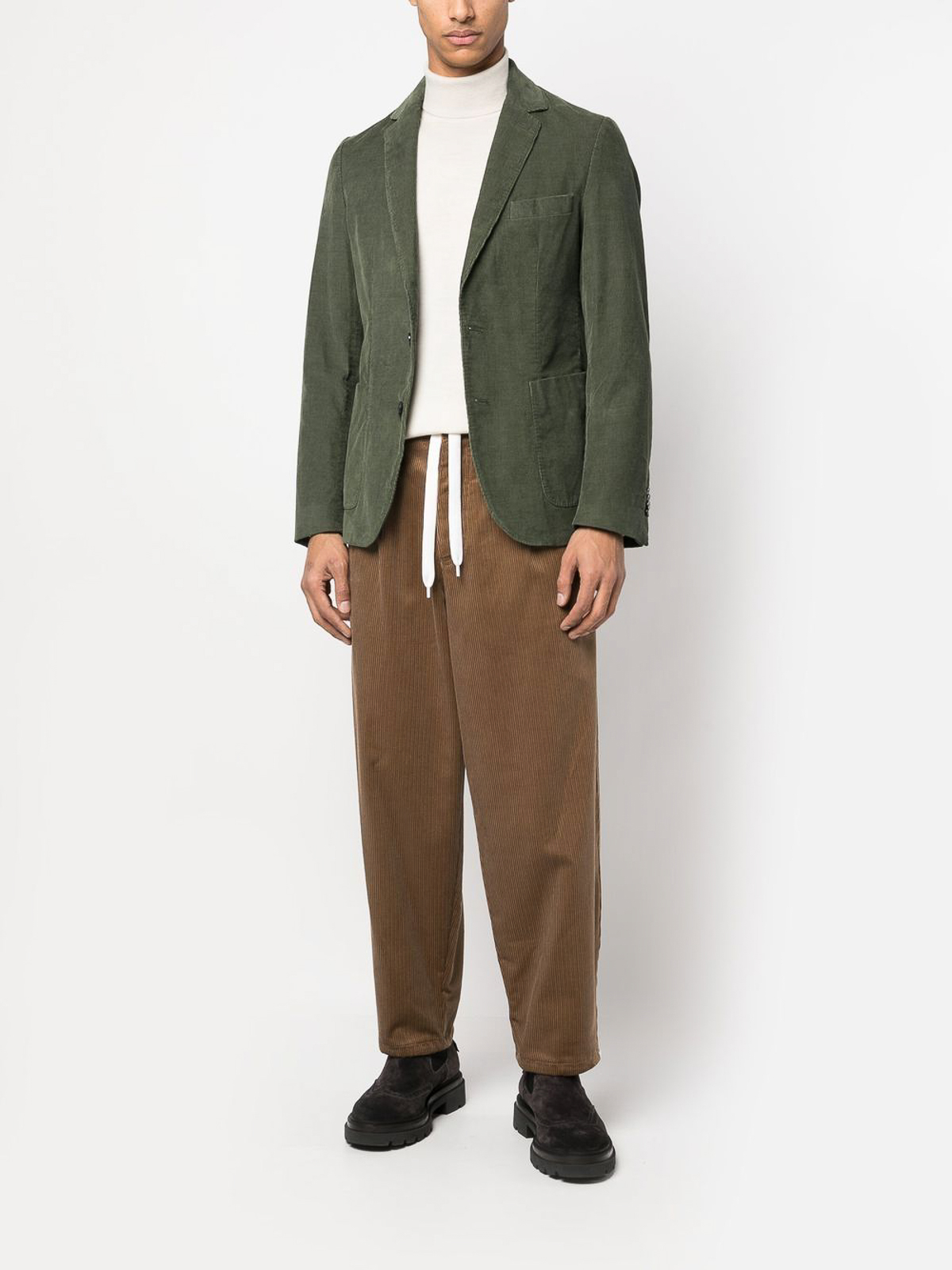 MENS WARM HEAVY FORMAL WORK CASUAL PLAIN CORD CORDUROY TROUSERS JEANS WITH  BELT | Gillicci Clothing