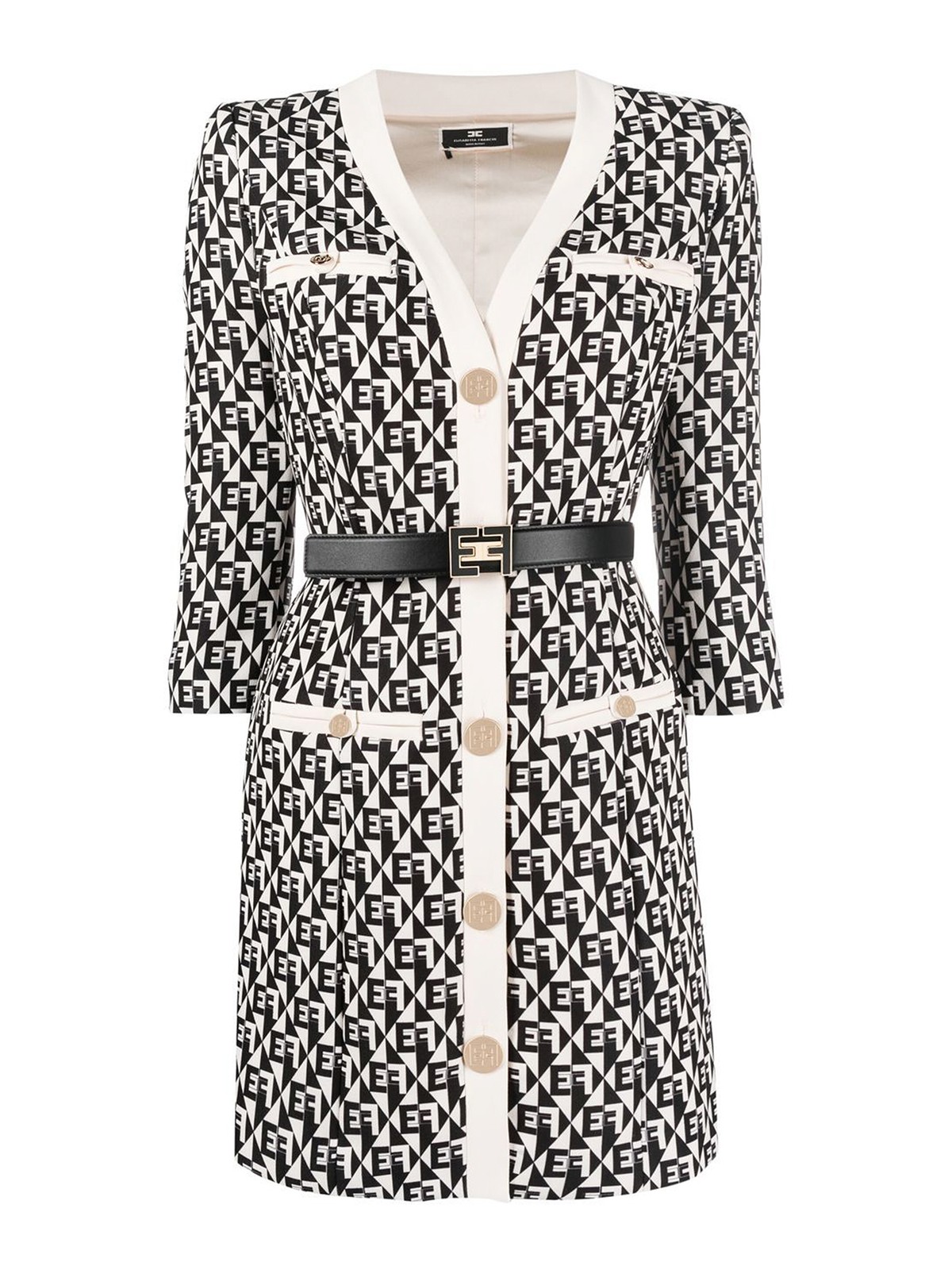 Elisabetta Franchi Mini abito in tessuto elasticizzato AB16526E685