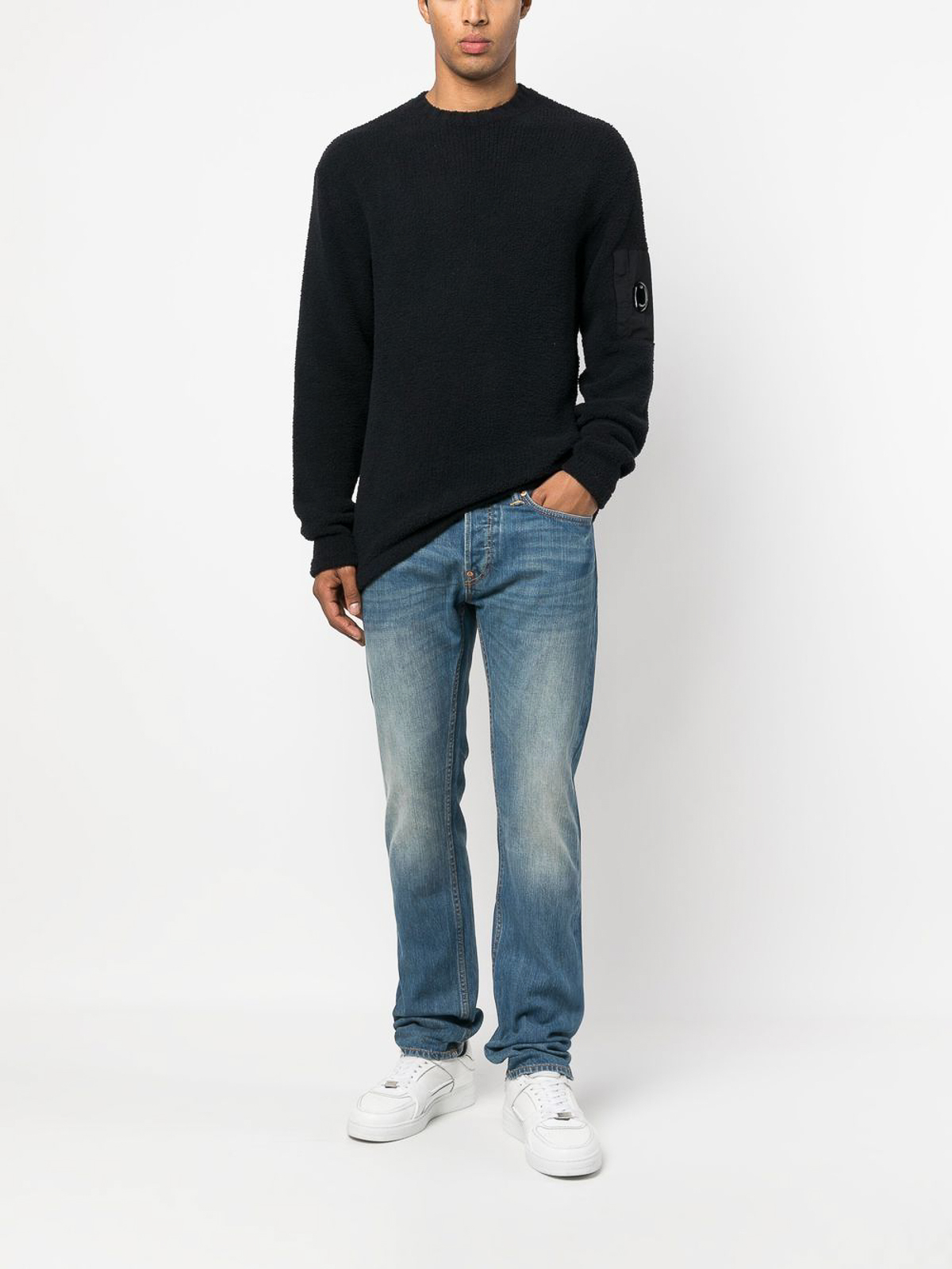 cp companyクルーネック　コットン100% ヴィンテージ 楽天市場】シーピーカンパニー C.P.COMPANY ニット メンズ コットン