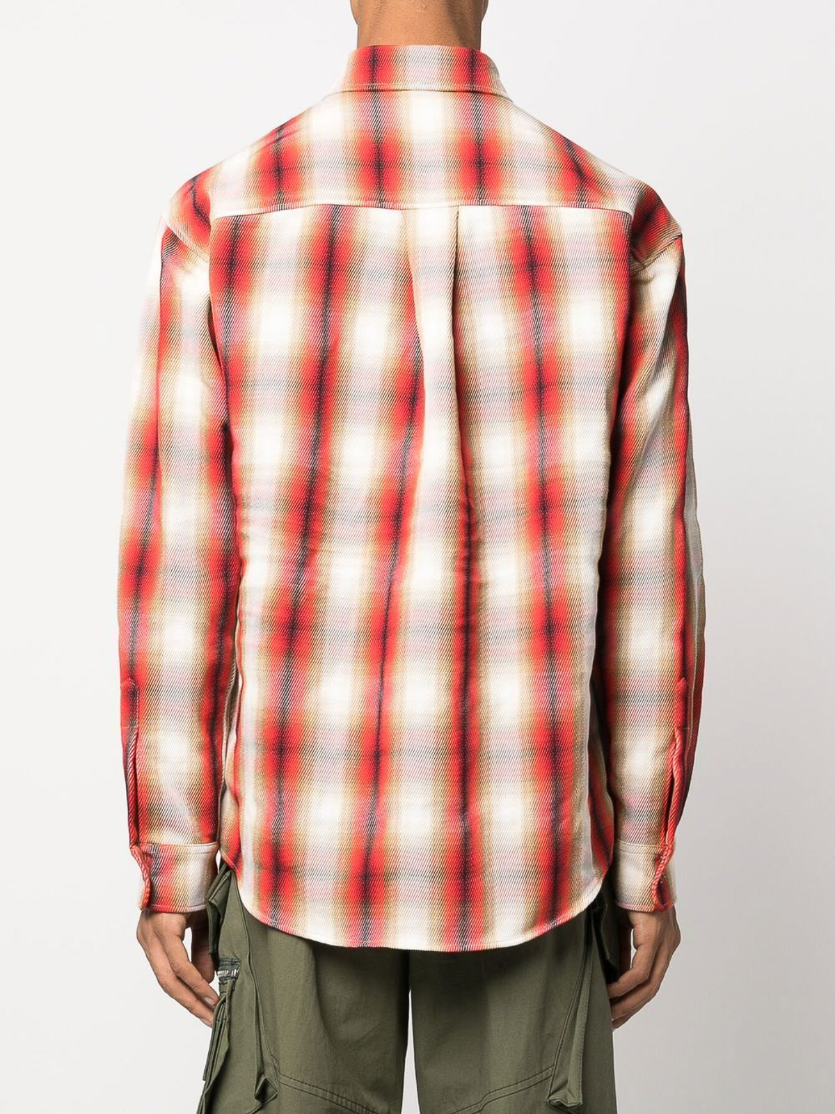 Shop Dsquared2 Checked Shirt In Rojo